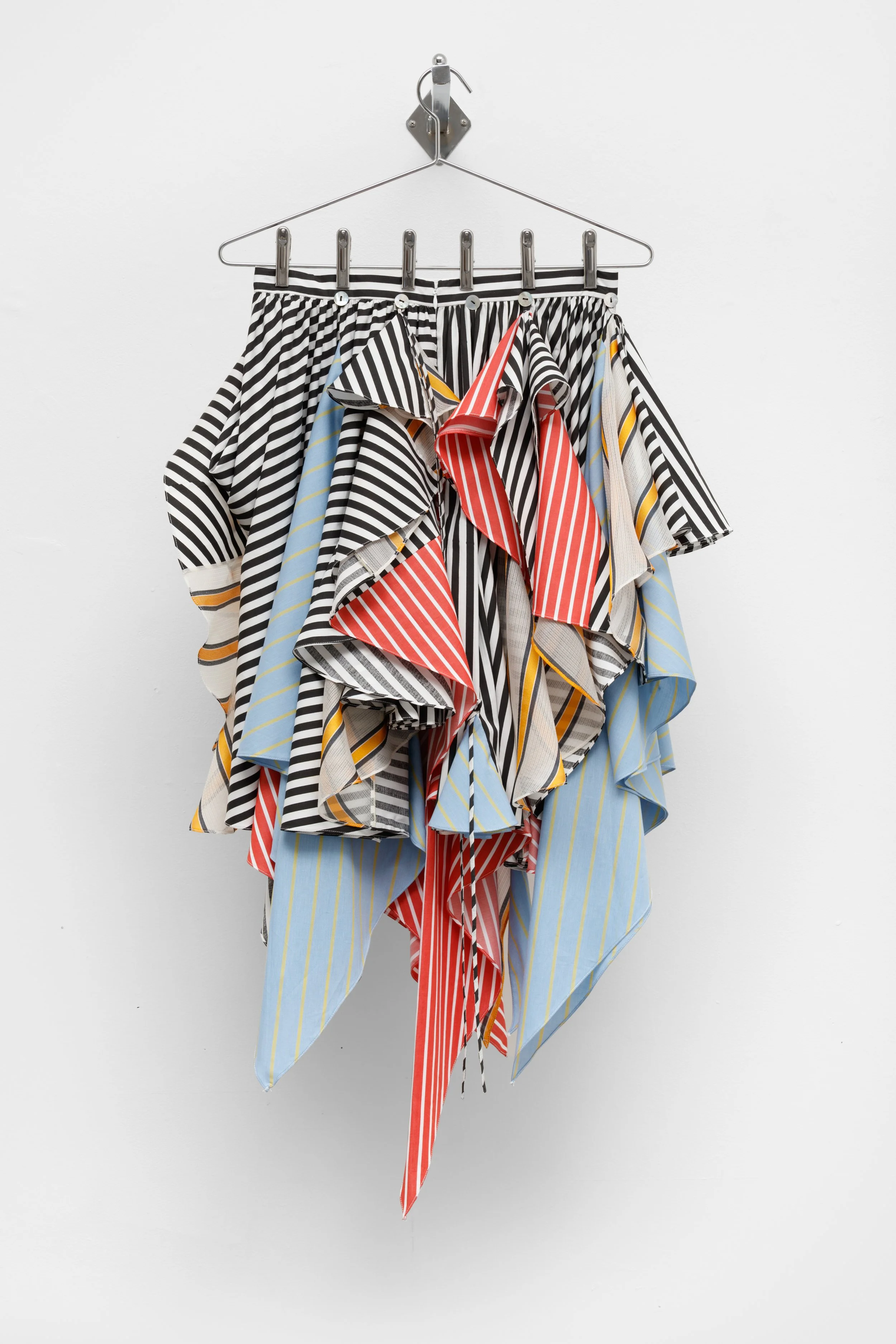 Bustled Patchwork Skirt - FRISSON