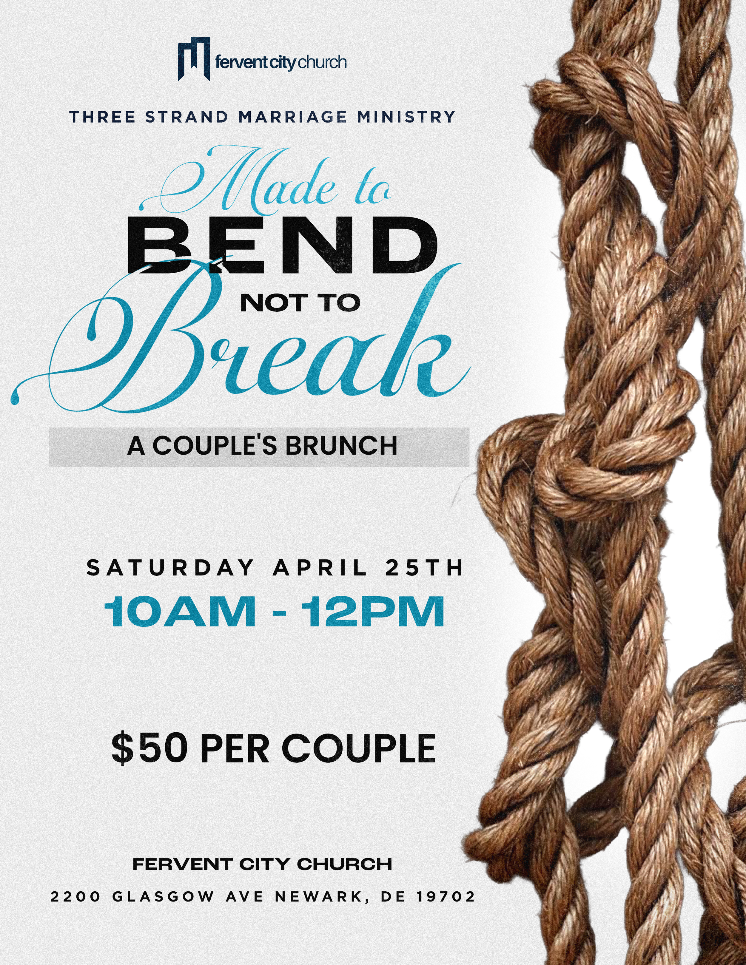 Made to Bend, Not to Break – Couples Brunch