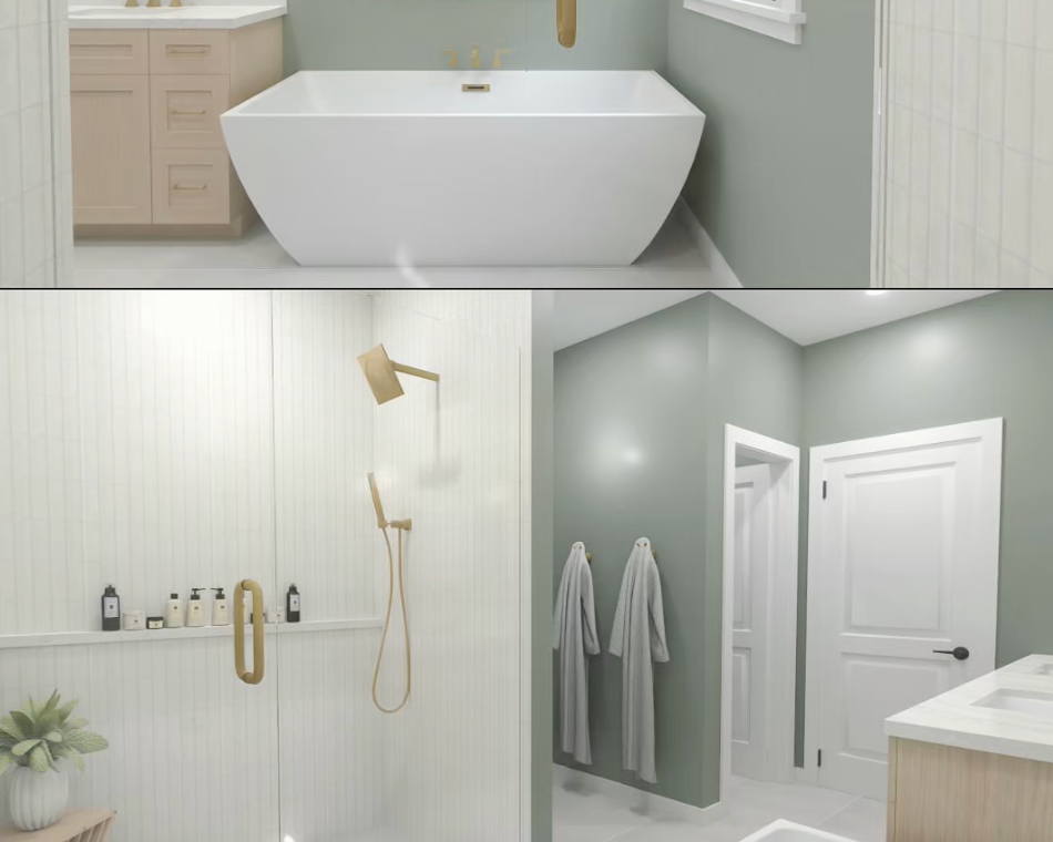 behind the scenes of the Weyant bath project