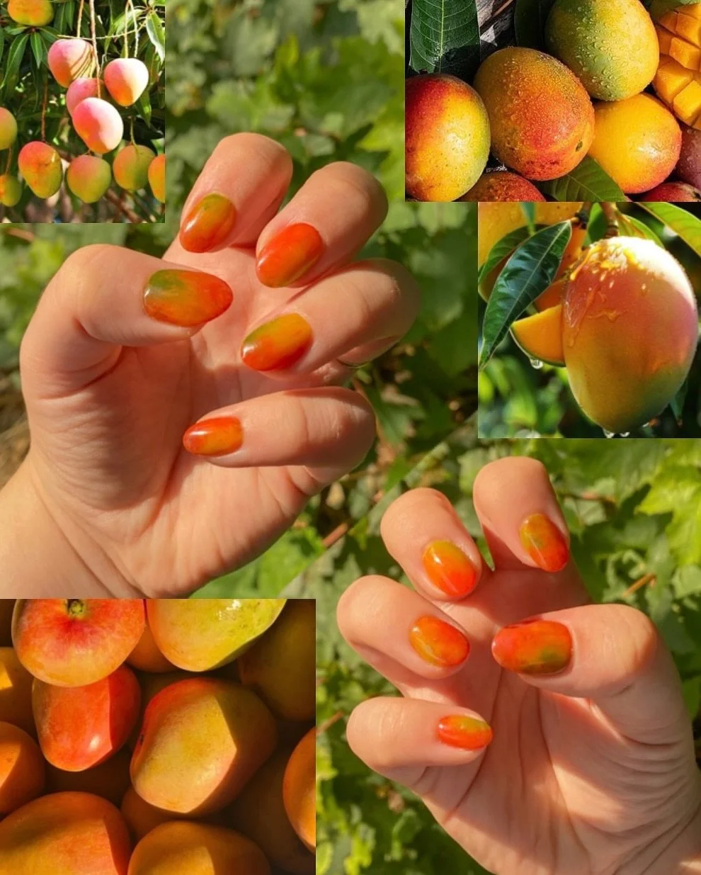 summer moments and my attempt at fruity nails 🥭 trying to soak up as much sunshine as possible before surgery next week ☺️