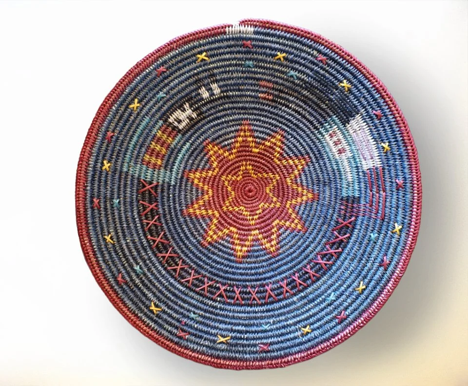 Sally j black basket weaver navajo fire God basket 1.jpg