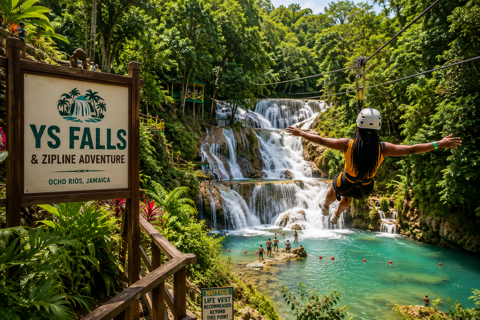 YS Falls & Zipline Adventure
