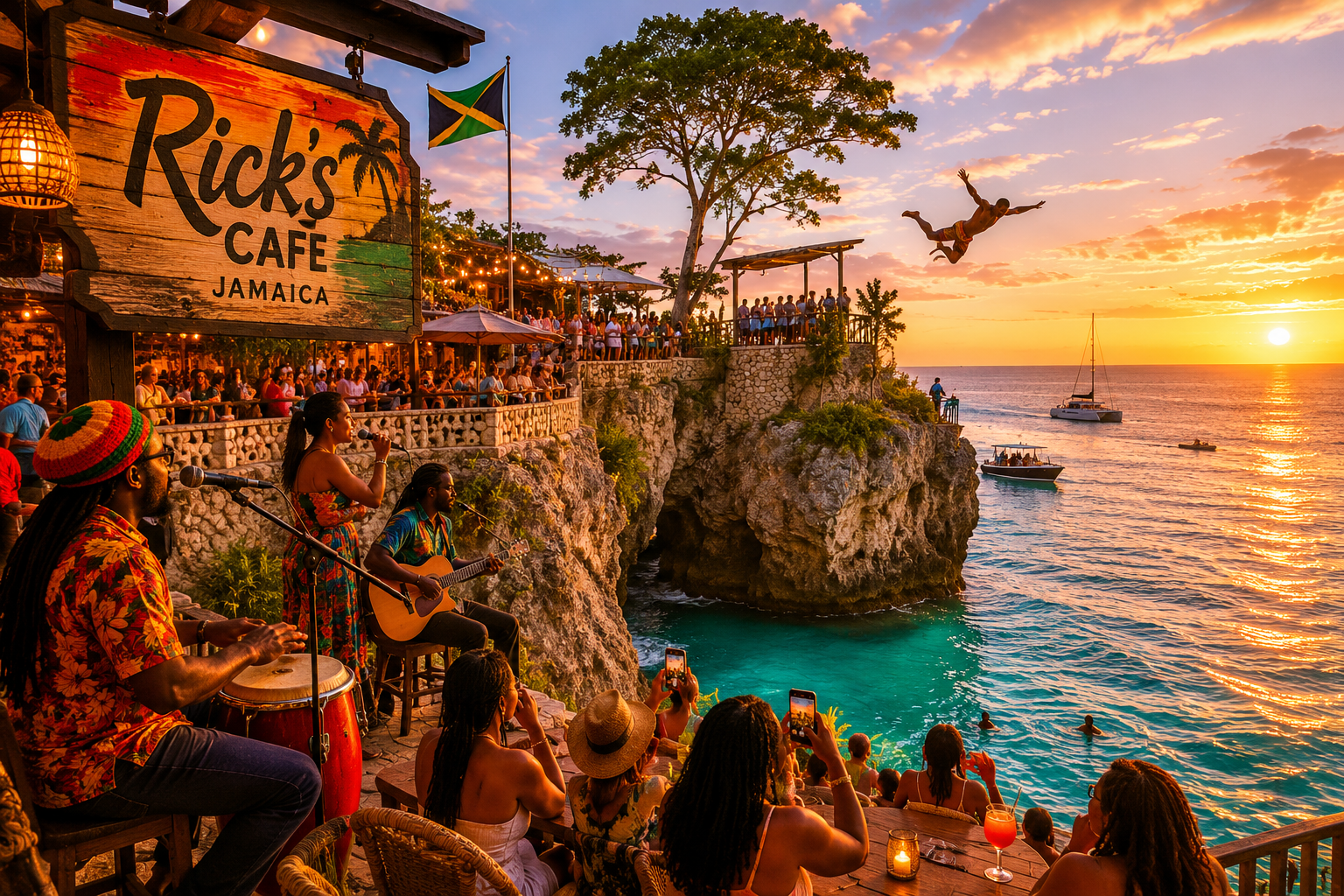 Rick's Café – Live Entertainment & Cliff Diving
