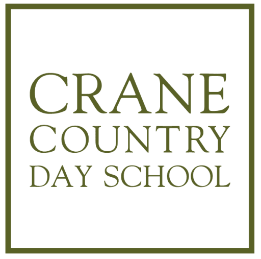 Logo for Crane County Day School with green border and text.