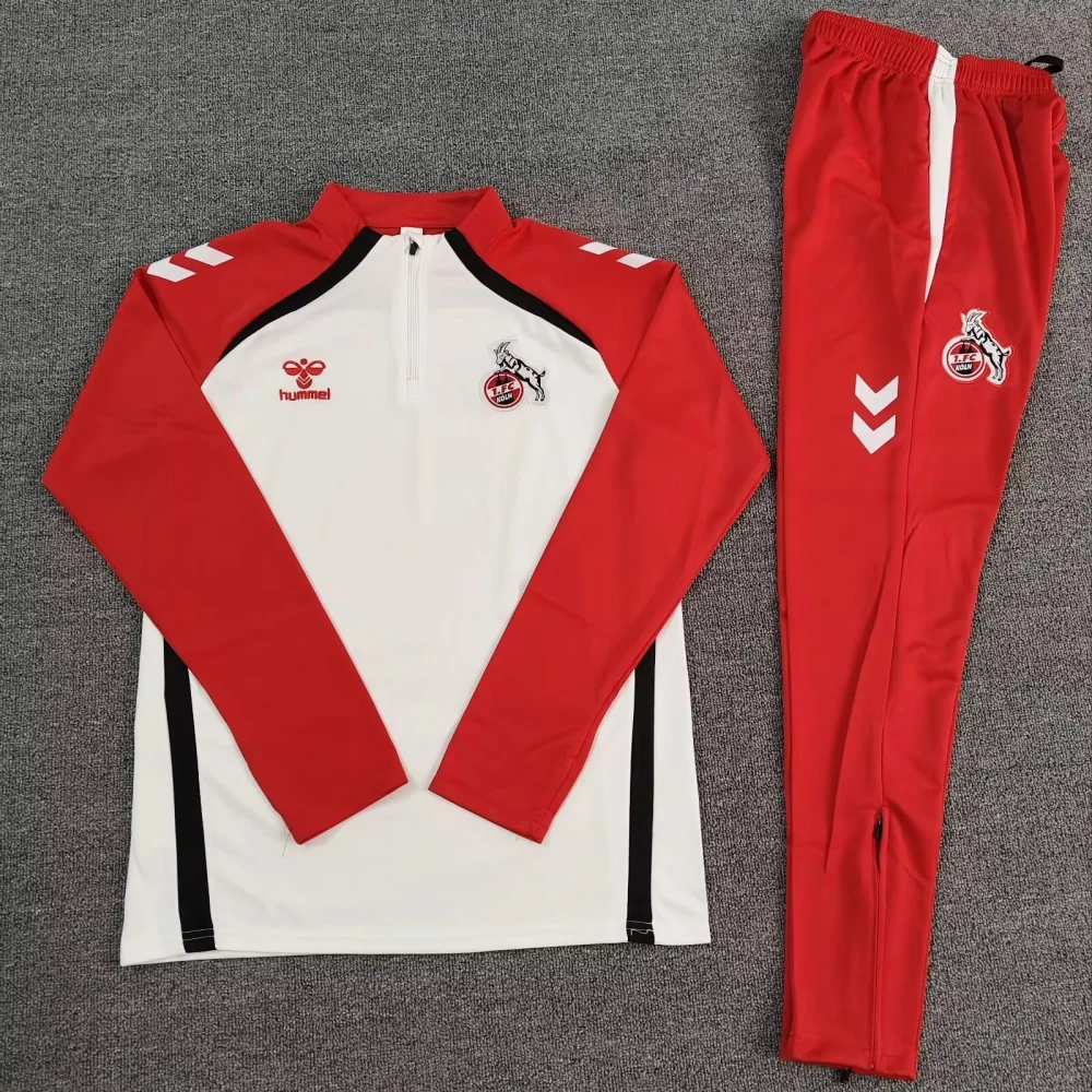 Chándal Completo Blanco y Rojo