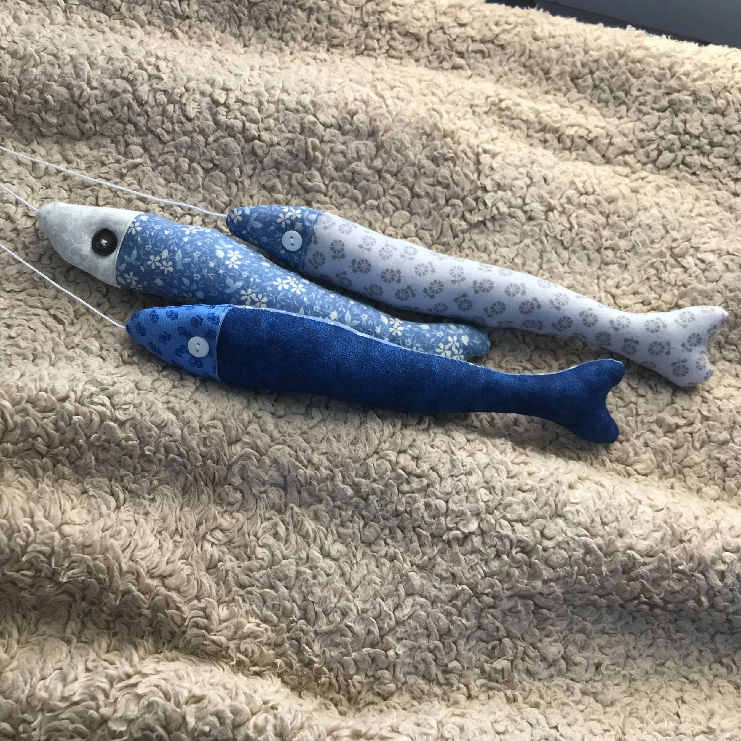 Fabric sardines