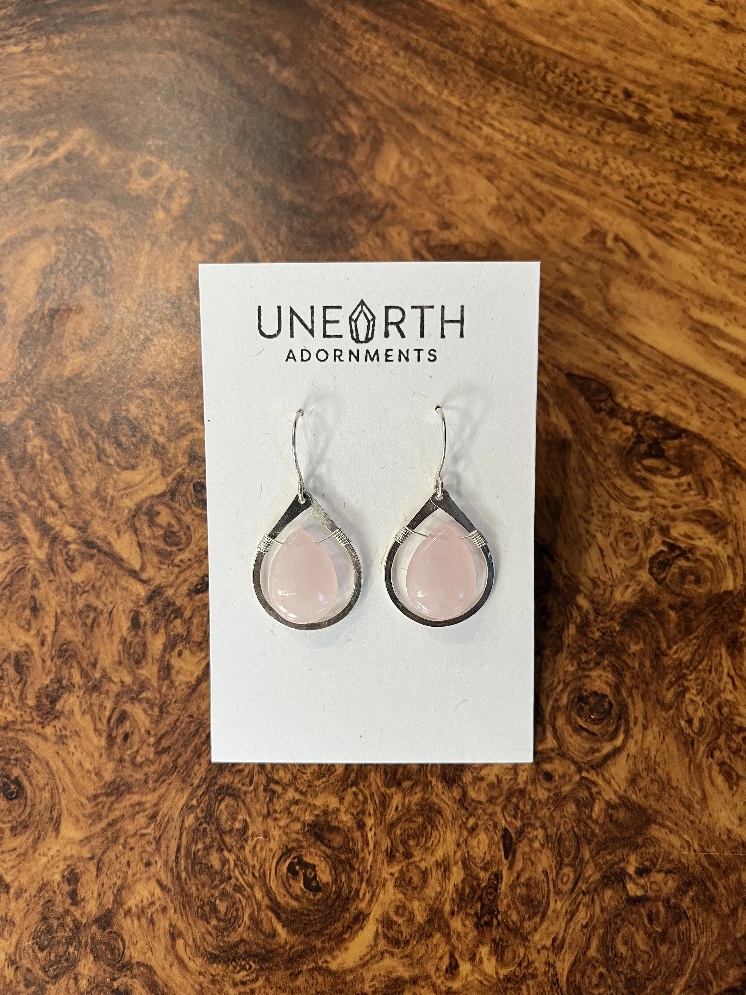Rose Quartz Teardrop