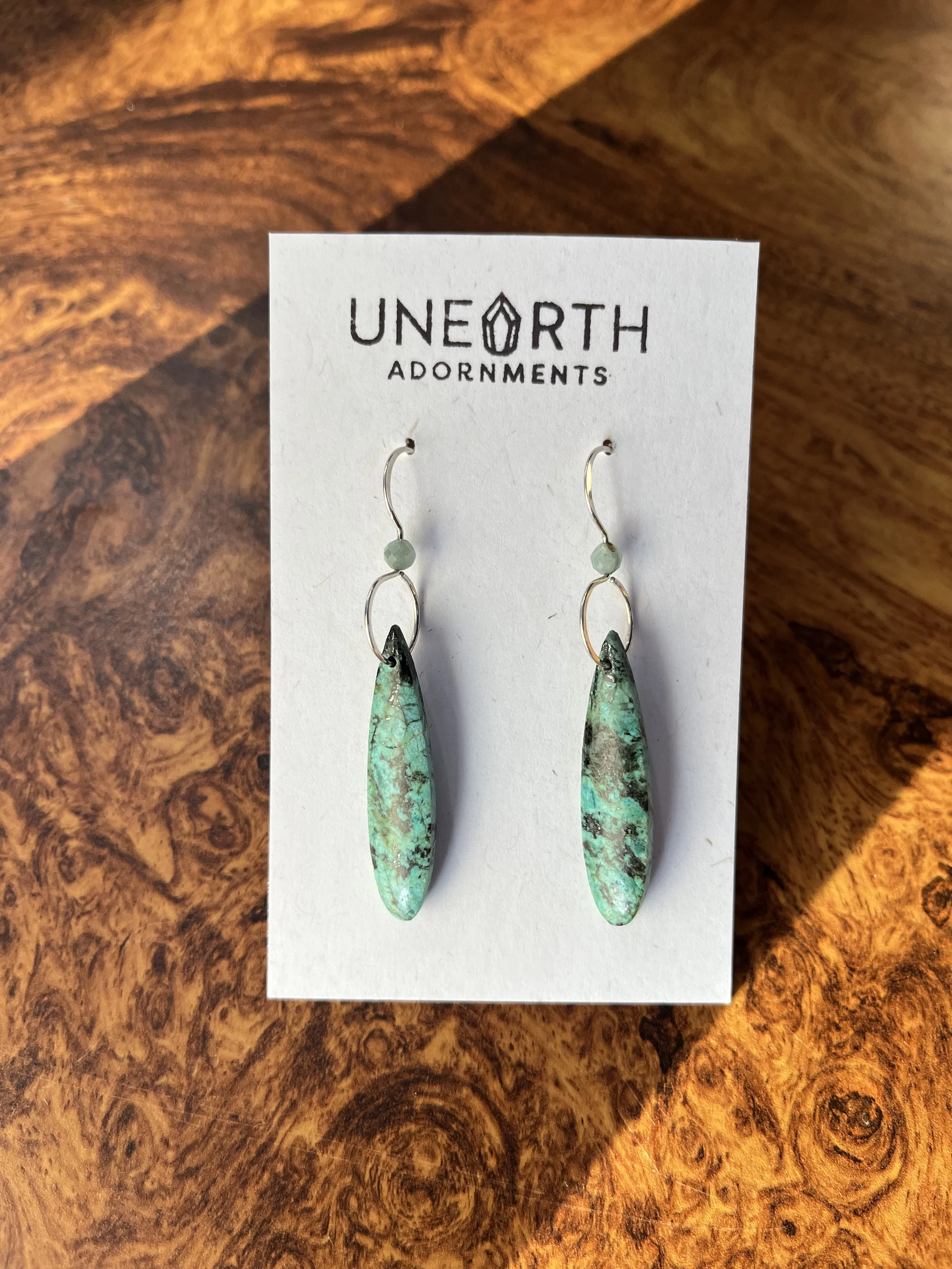 Genuine Turquoise Petal Drop