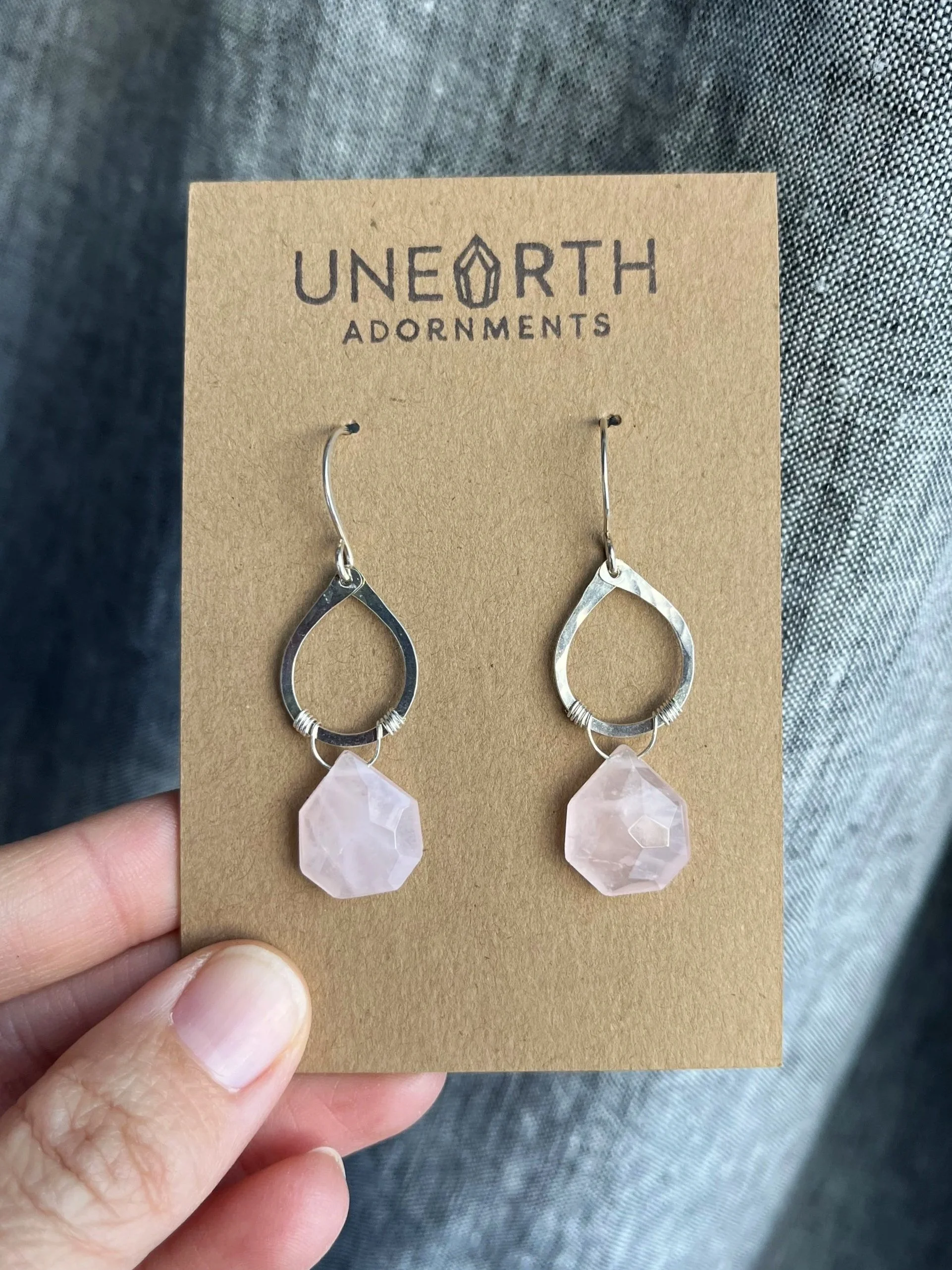Rose Quartz Drop