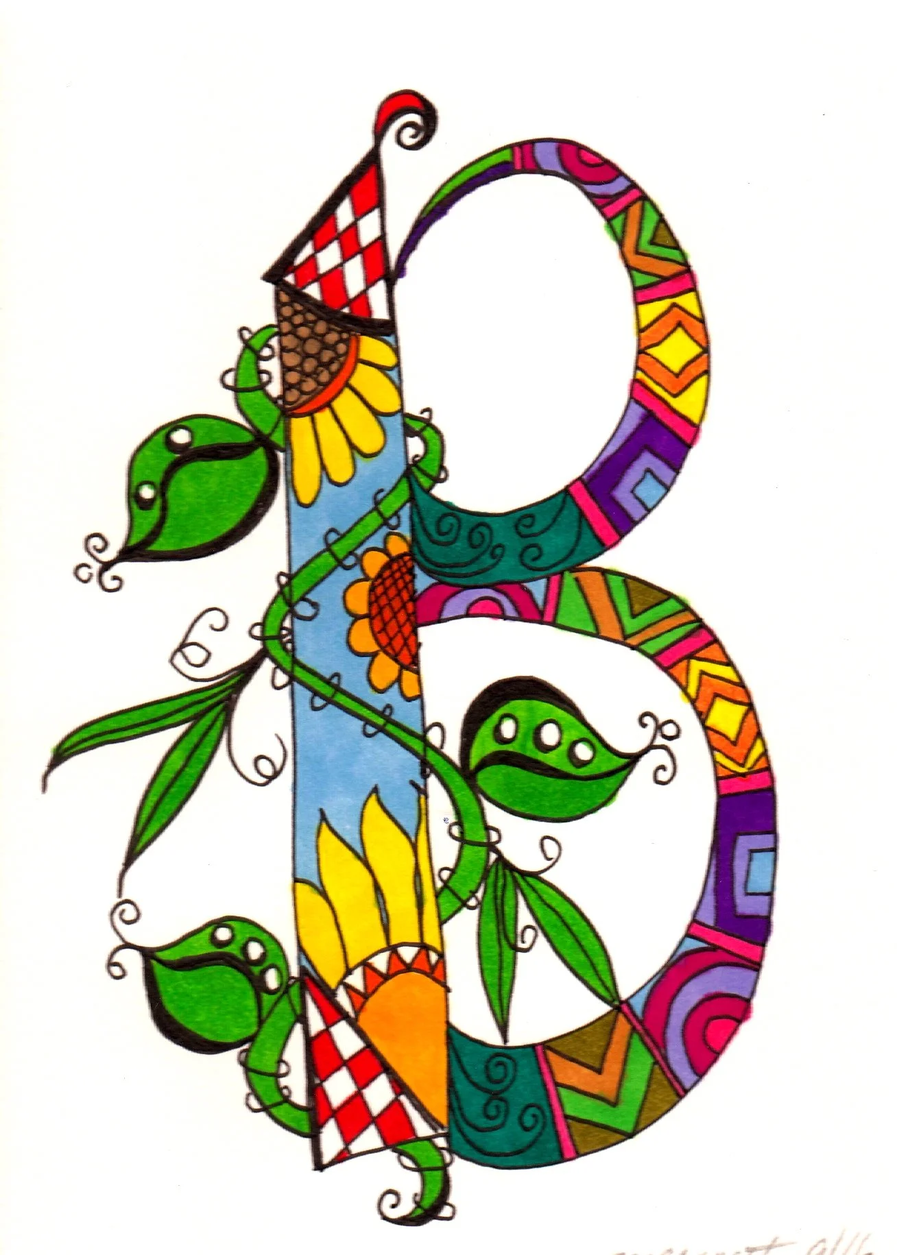 Creating Zen Doodle Letter Designs with Suzan Gannett