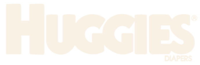 Huggies Diapers logo in black and white.