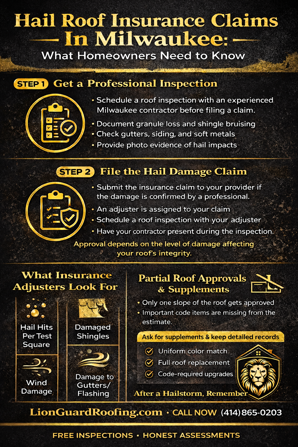 What Milwaukee Homeowners Need to Know About Hail Roof Insurance Claims