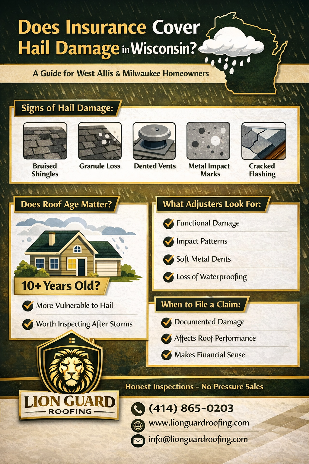 How homeowners insurance covers roof hail damage