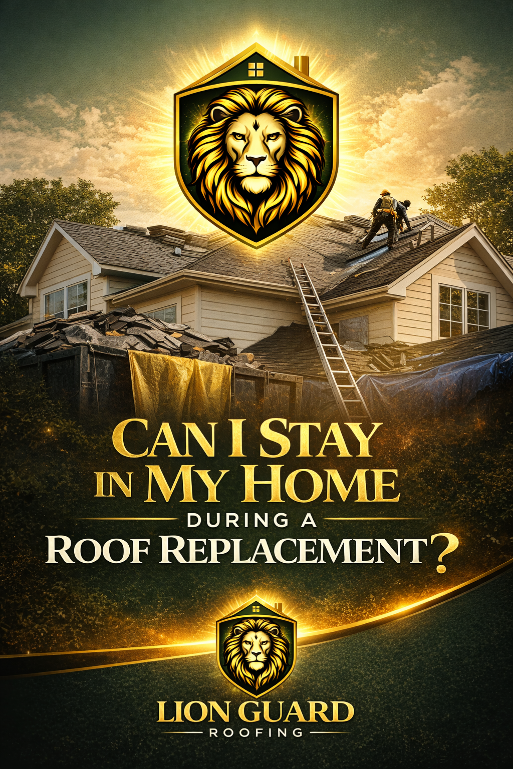 Can I Stay in My Home During a Roof Replacement?