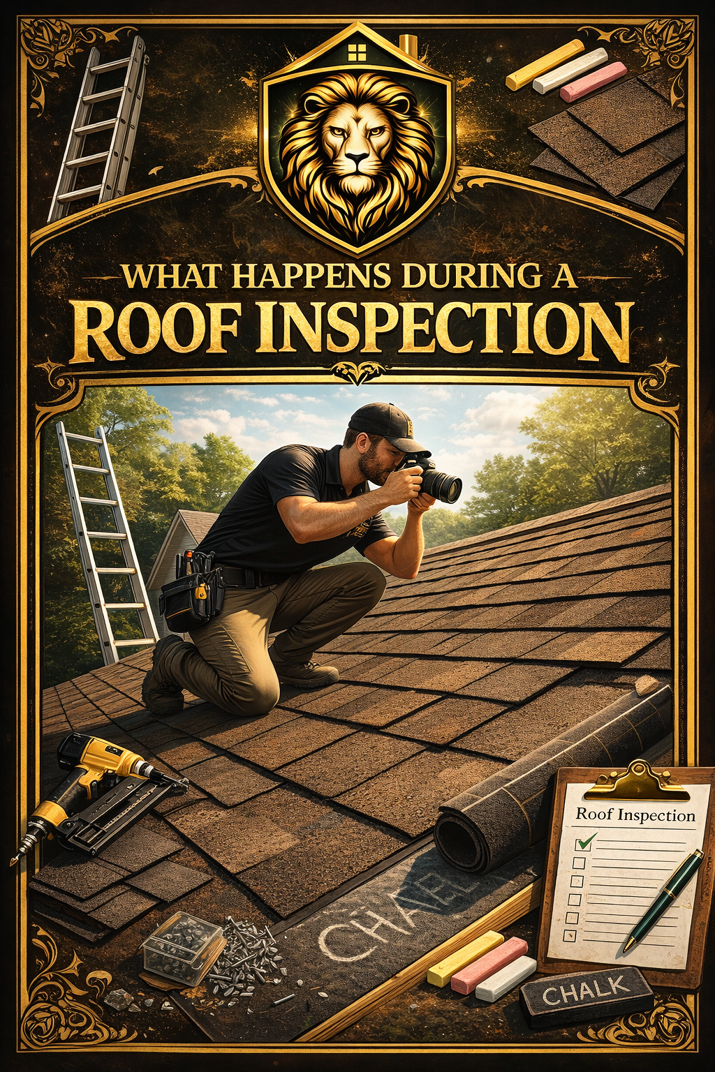 What happens during a roof inspection?