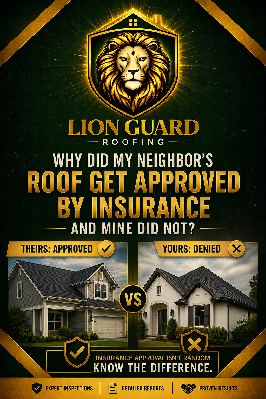 Why Did My Neighbor’s Roof Get Approved by Insurance and Mine Didn’t?
