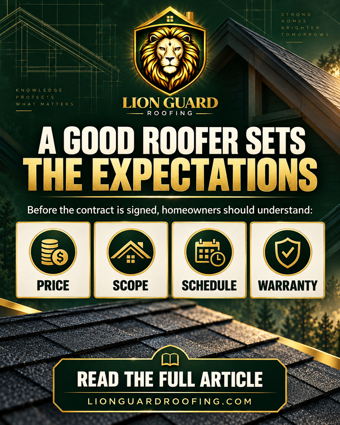 A Good Roofer Sets the Expectations for the Homeowner