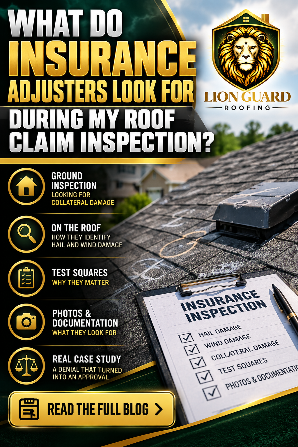What Do Insurance Adjusters Look for During My Roof Claim Inspection?