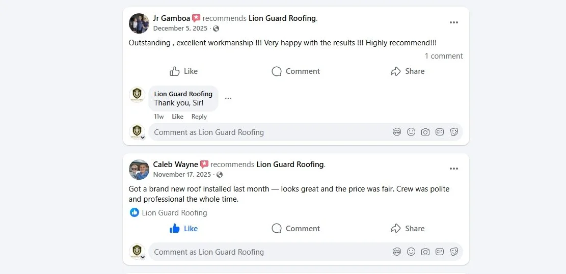facebook reviews