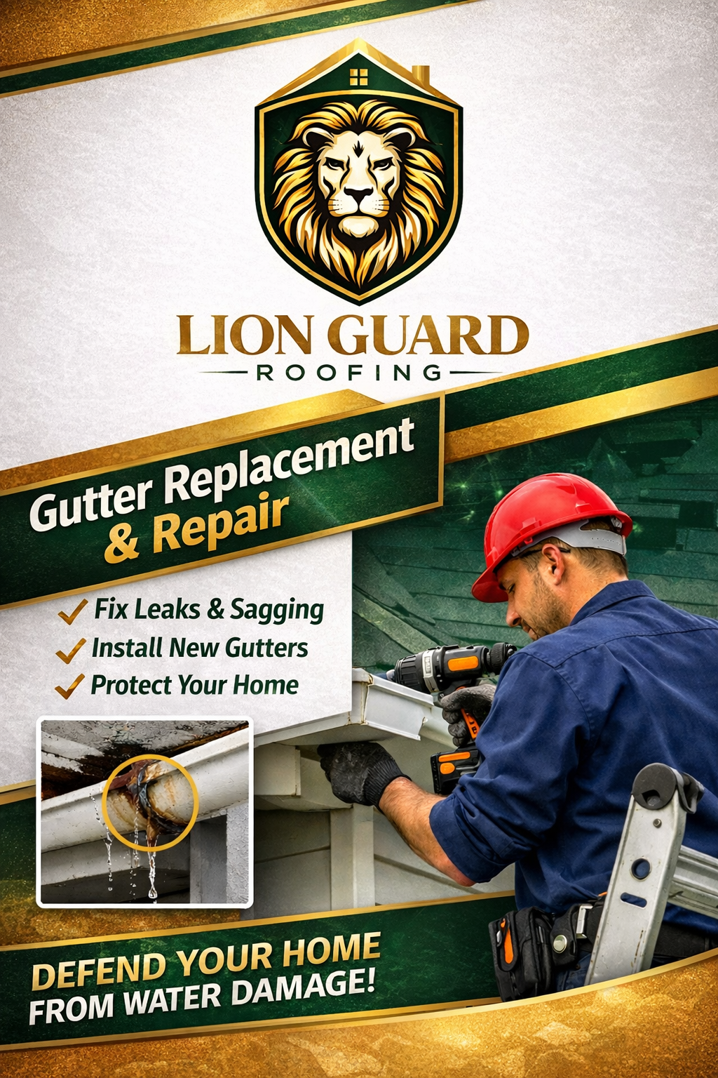Gutter Replacement & Repair