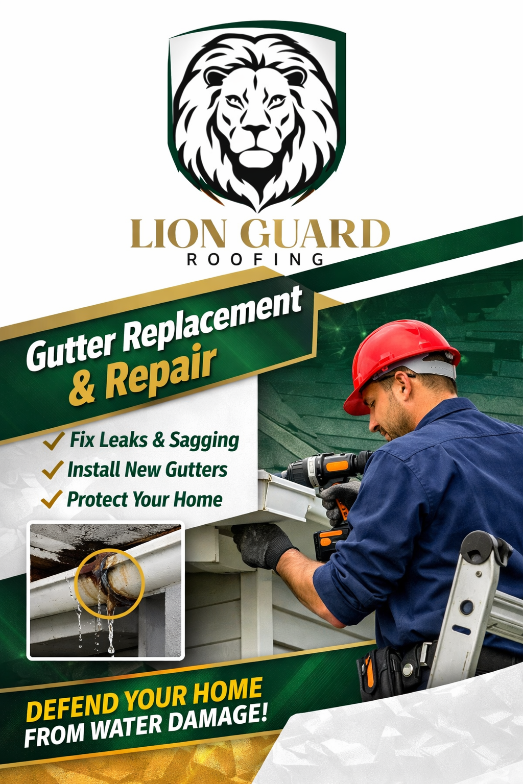 Gutter Replacement & Repair