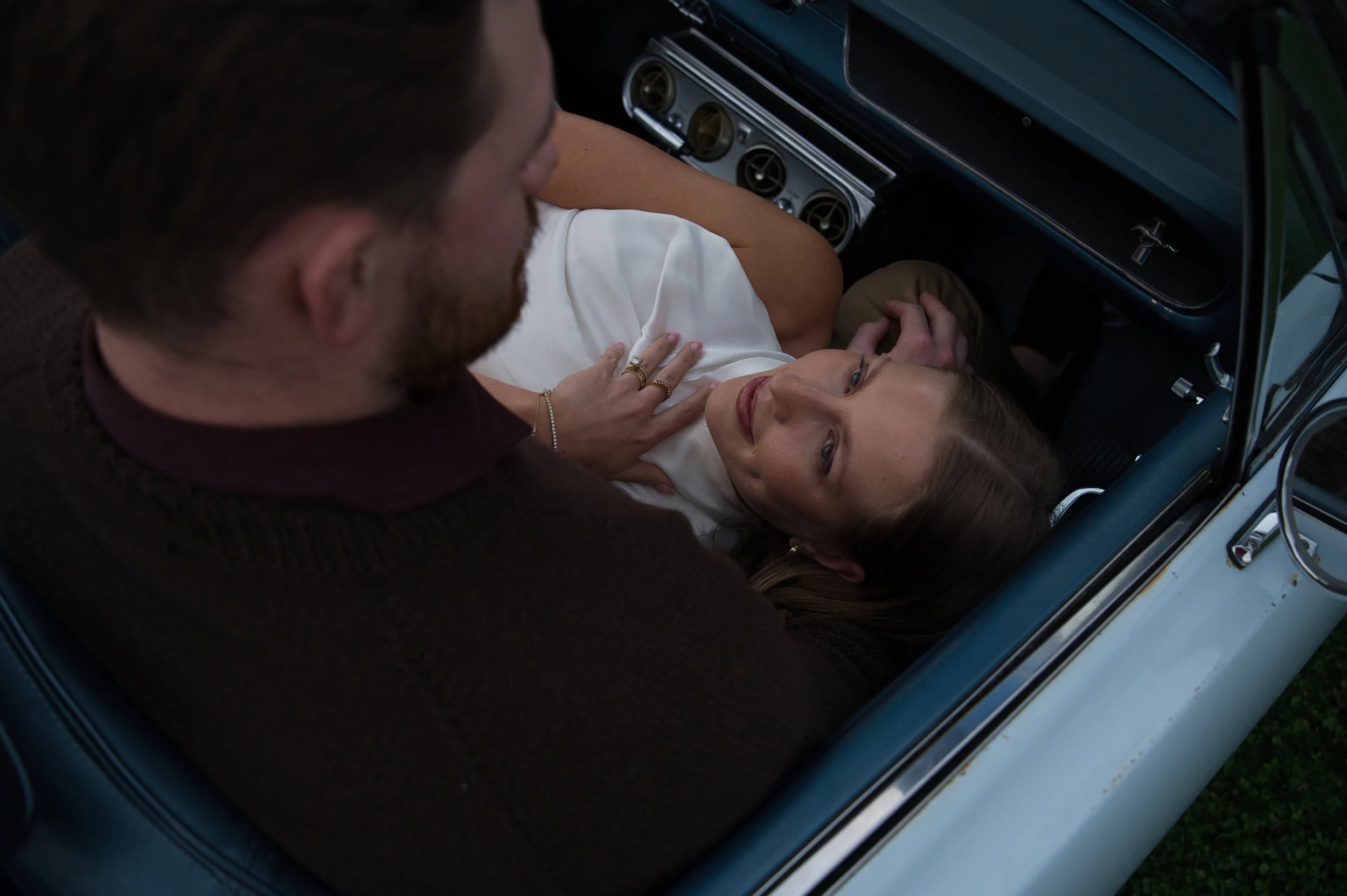 Vintage engagement photos