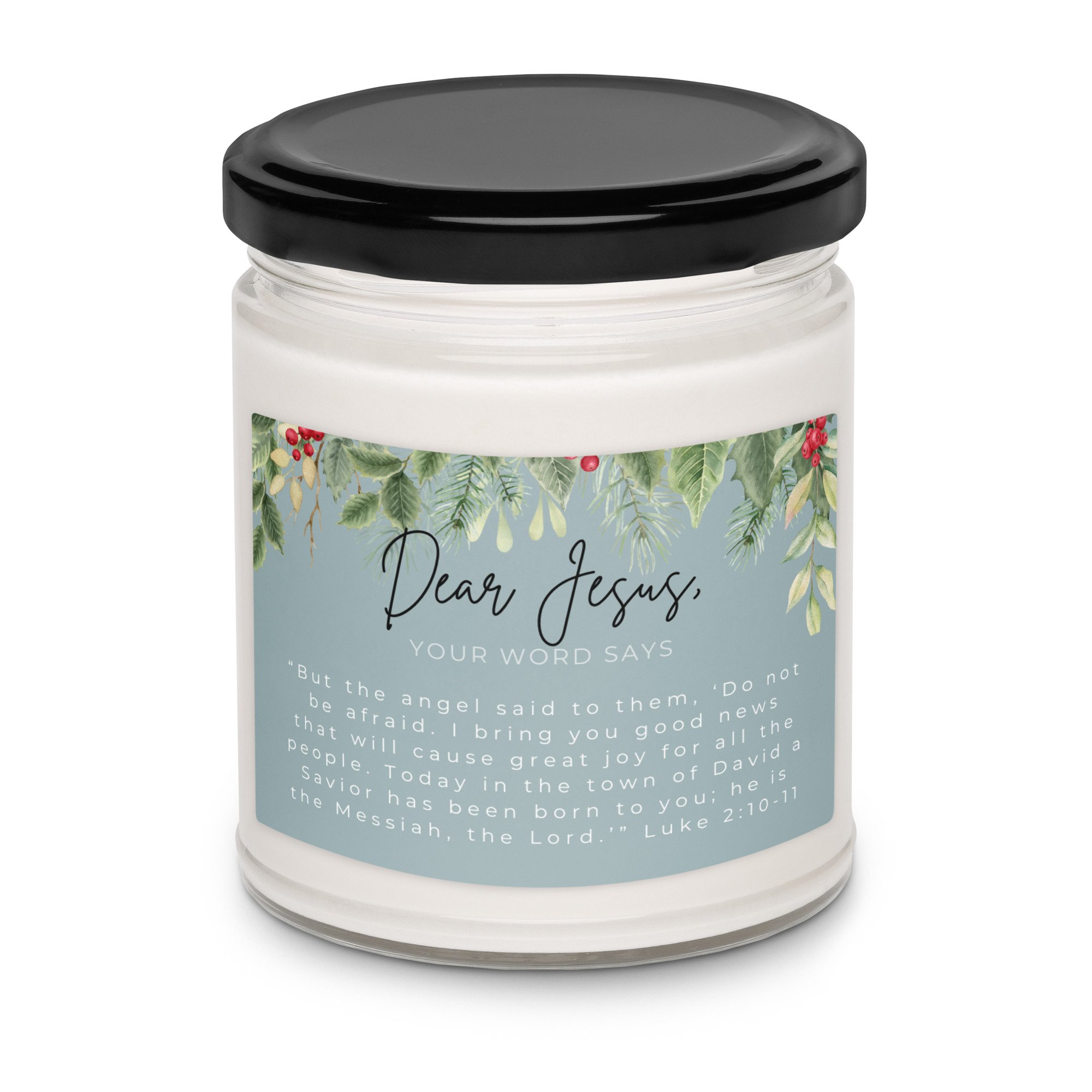 Christ in Christmas Candle