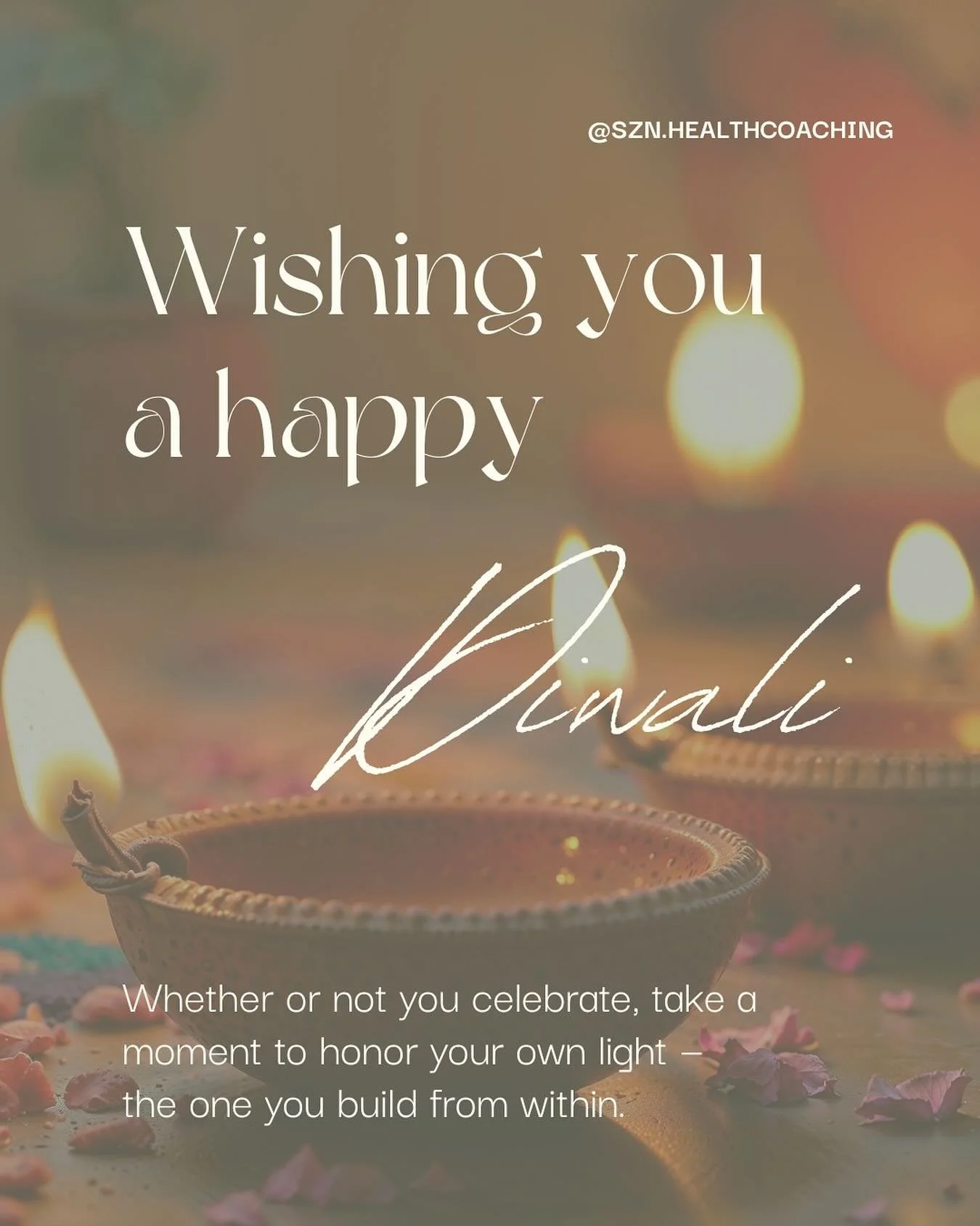 Even if you don’t celebrate, Diwali is such a powerful reminder of choosing light over darkness — in our thoughts, habits, and daily choices.
Our fitness and wellness journeys are the same. The real change starts inside — with mind
