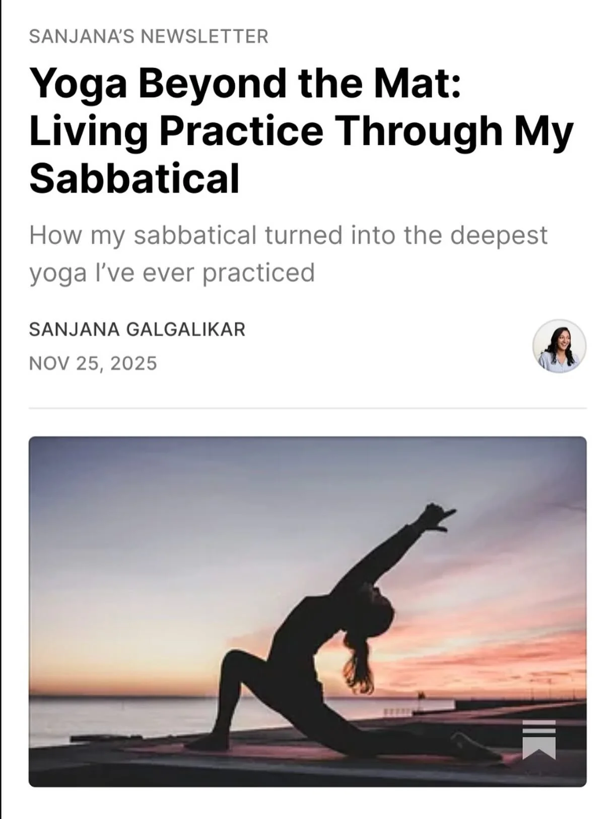 SZN began long before the name existed.
This YTT essay is the origin story &mdash; the year I stopped performing and started listening.

If you read it, I&rsquo;d love to hear your thoughts:
What part resonates with your season of life right now?
Or 