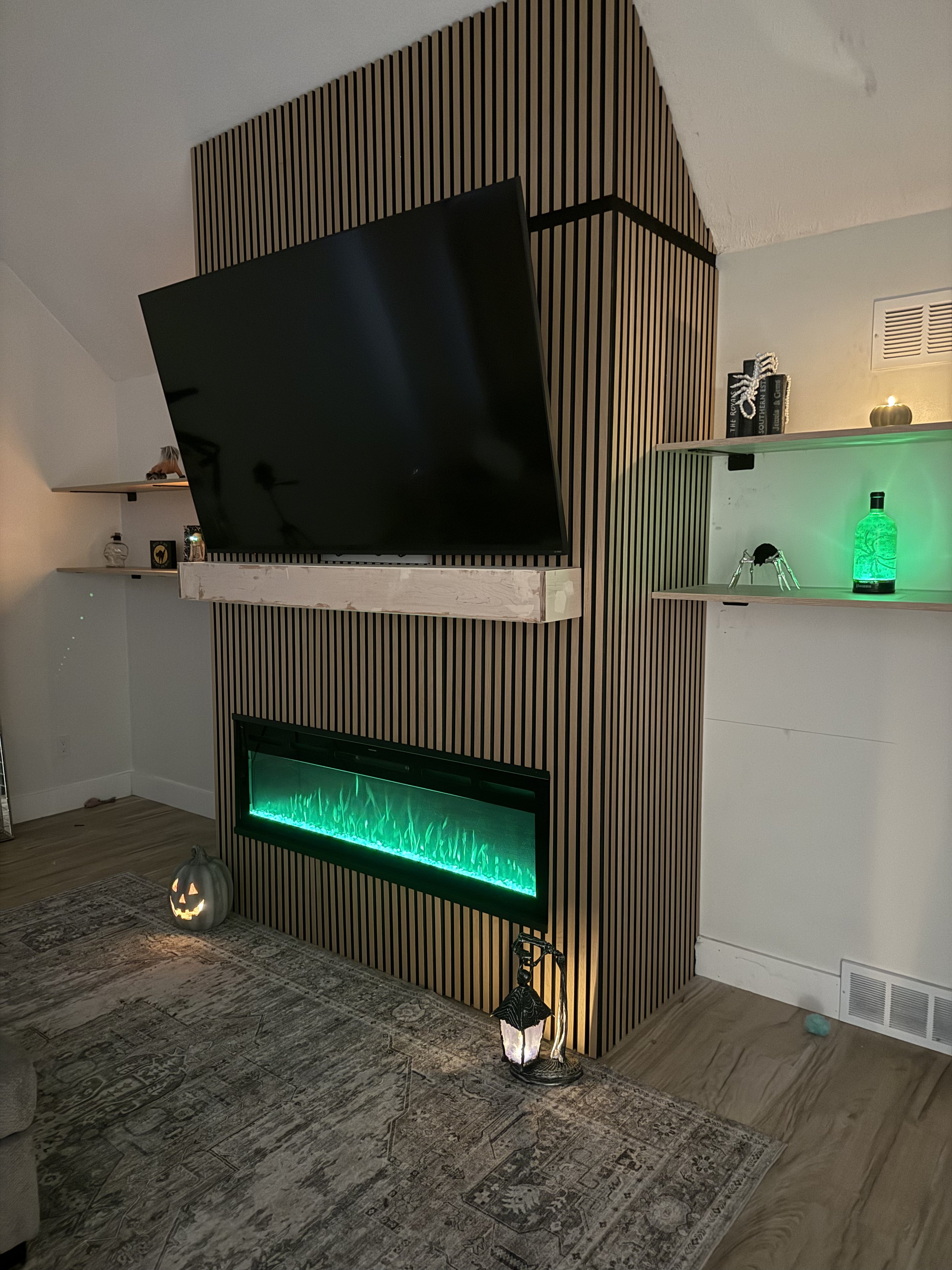 Custom Built in Fireplace