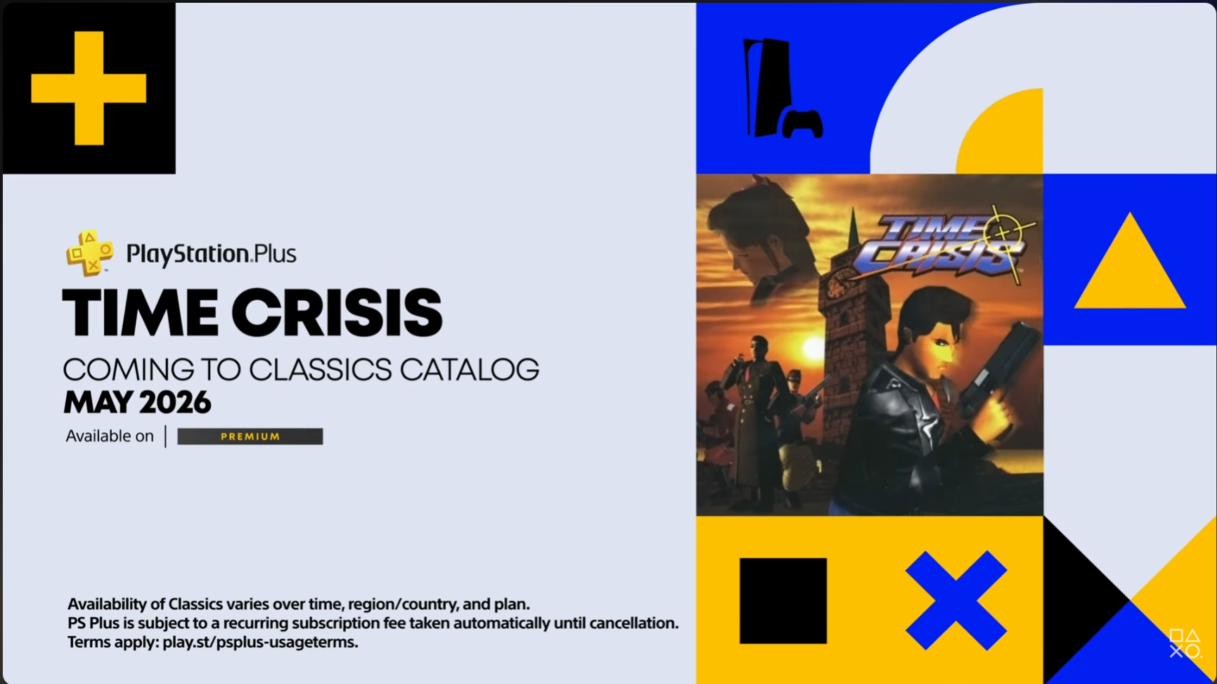 Time Crisis coming to PS4 &amp; PS5 Next Week via PS+