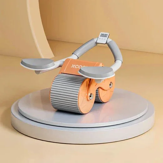 2-in-1 automatic rebound abdominal roller with elbow support. Perfect for abs workout and muscle toning. Ideal for home gym training.