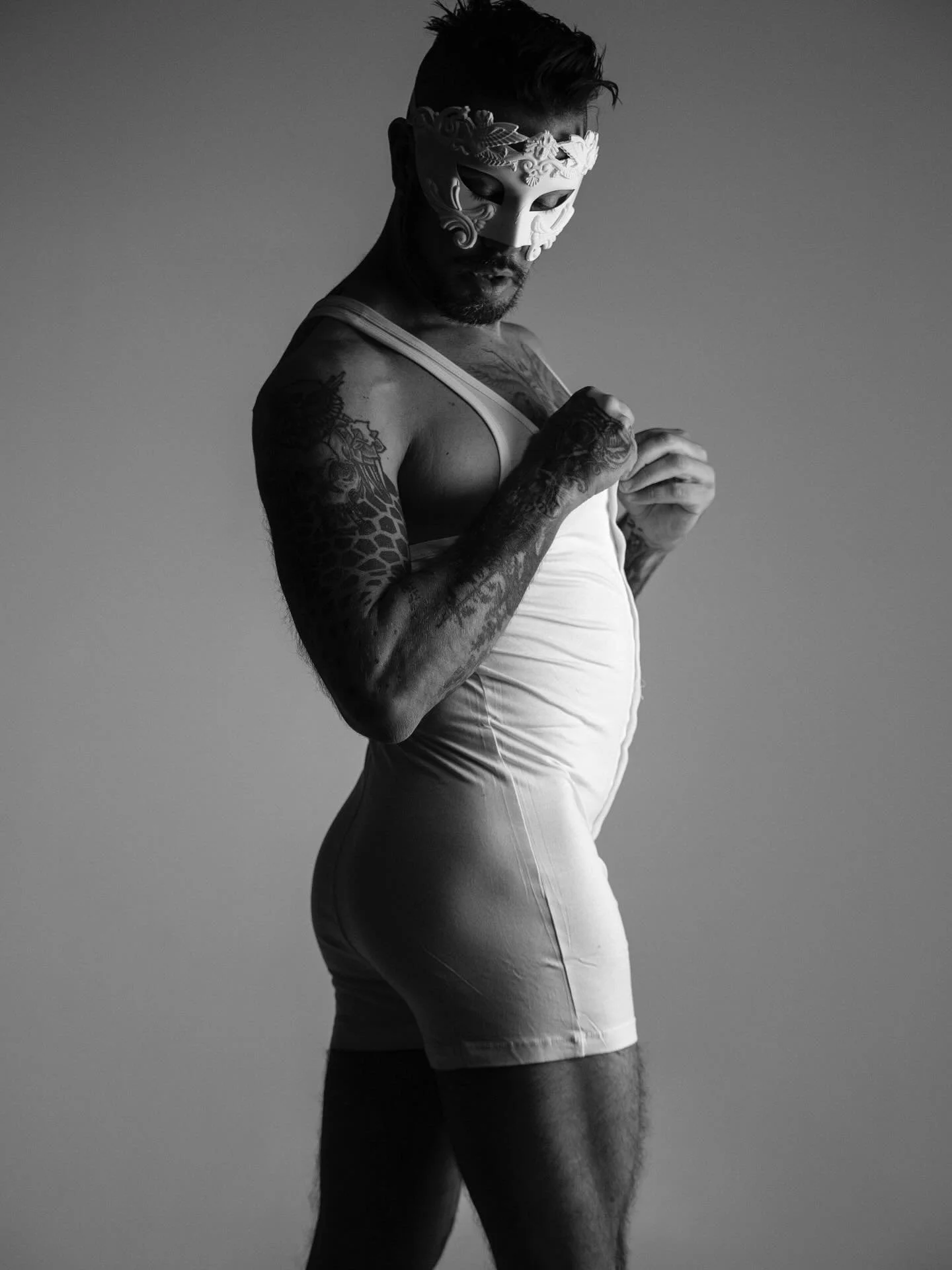 Not just seen &mdash; remembered.

📸 @rickycohete

#NotJustSeenRemembered #VisualSeduction #ArtModelUnleashed #TattooedAuthority #MaskedObsession #QueerErotica #InkedDominance #NudeIsPower #BodyAsArt #LGBTQRoyalty #CommandTheLens #MonochromeMood #Th