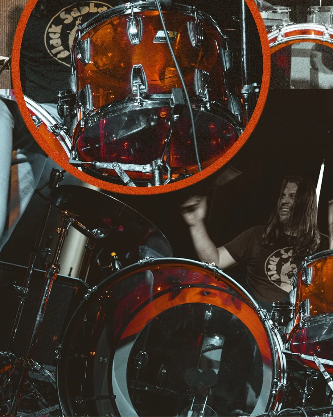 NEW DRUMS: Recently @dannyrief added the @ludwigdrumshq Bonham Vistalite Zep Reissue shells to our lineup. They add a huge, booming sound to our recordings and live performances, and they look absolutely badass 🌵

📸: @jimmy_the_red