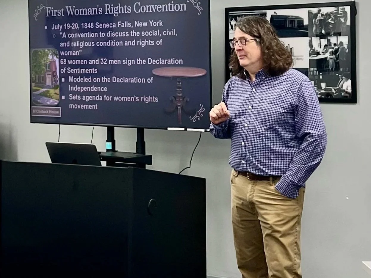 SUFFRAGISTS PROGRAM HIGHLIGHTS FIGHT FOR  VOTING RIGHTS