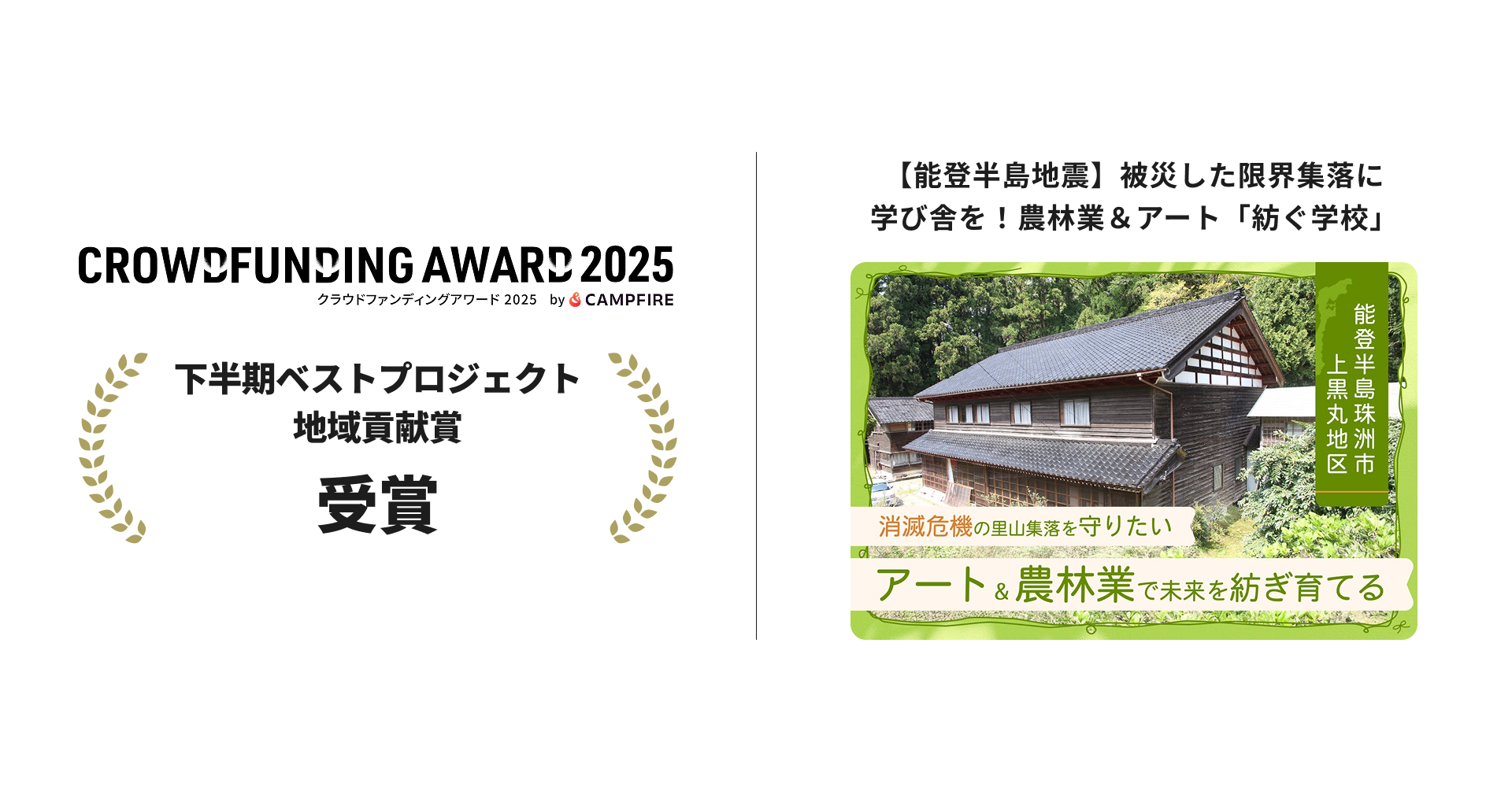 CAMP FIRE 下半期ベストに選ばれました