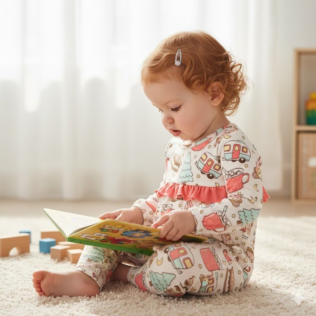 Camping Crew Girl Romper