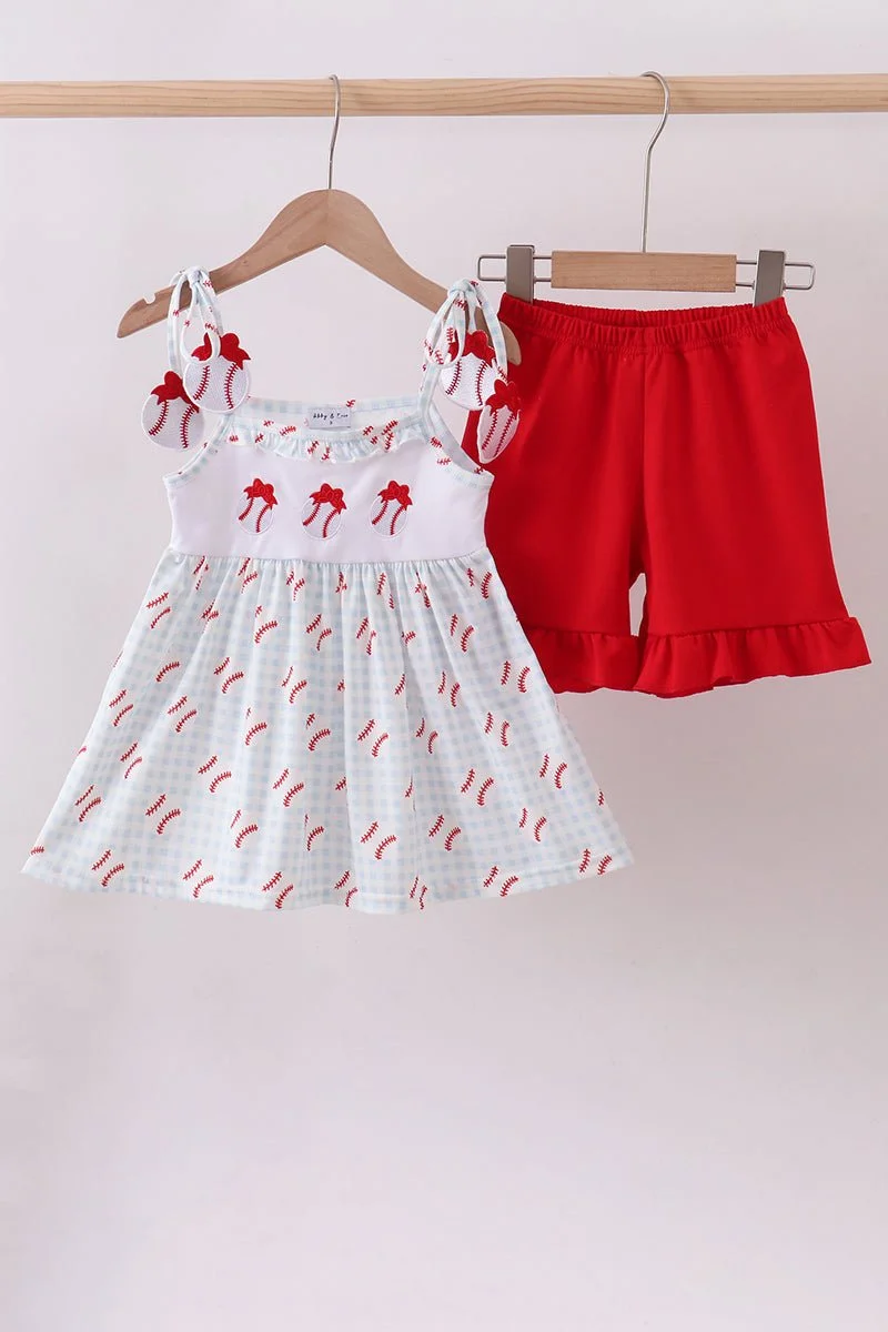Little Slugger Baseball Ruffle Set