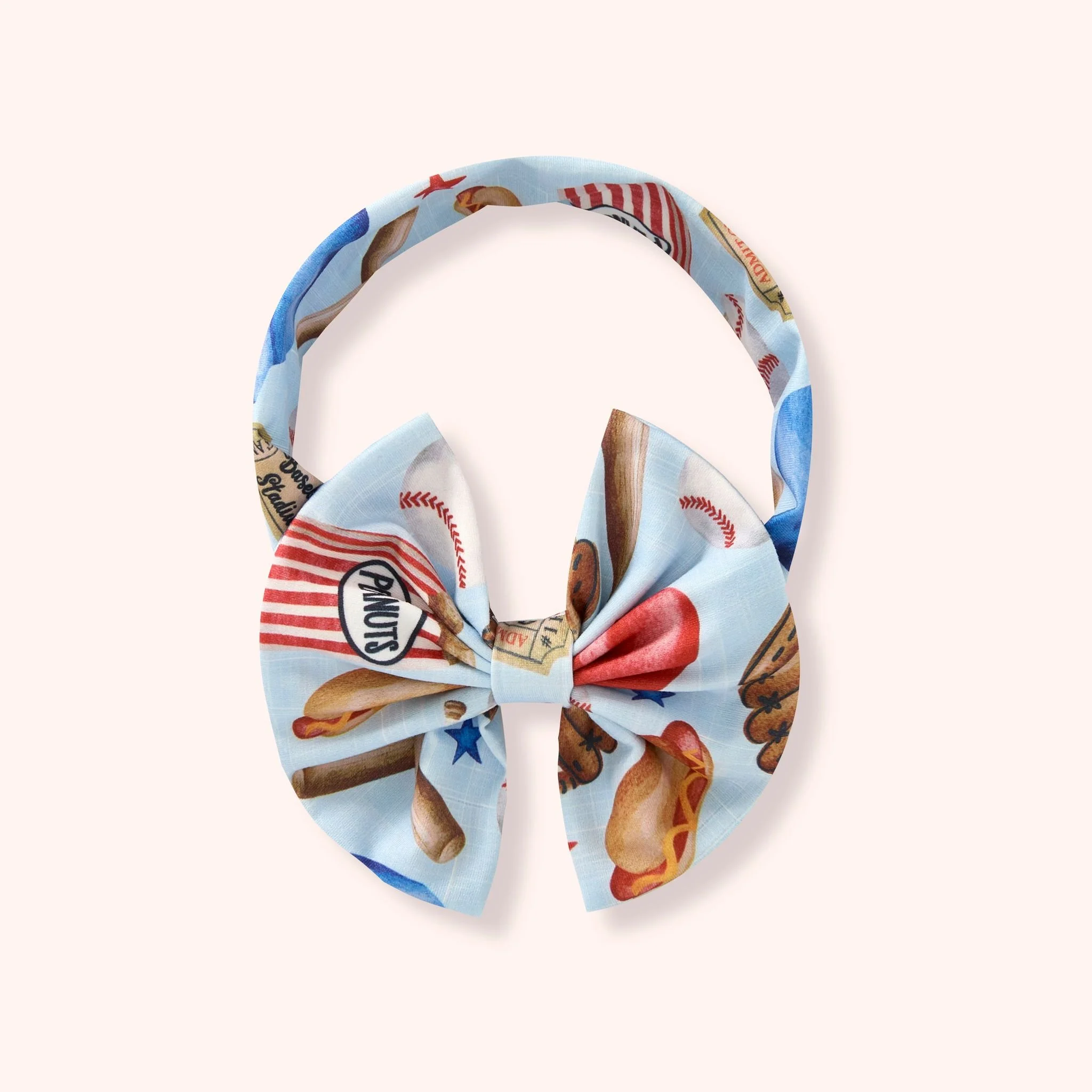 Baseball Life Bow Headband