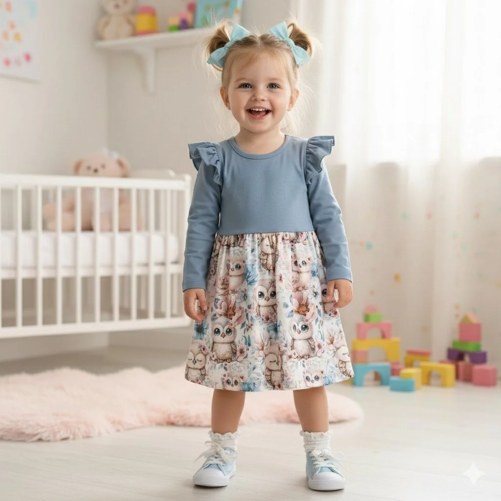 Lovely Owlets Dress