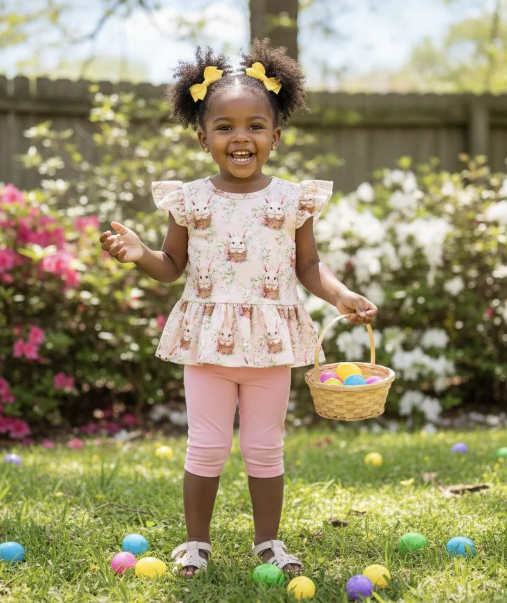 Pink Cottontail Cutie Pants Set
