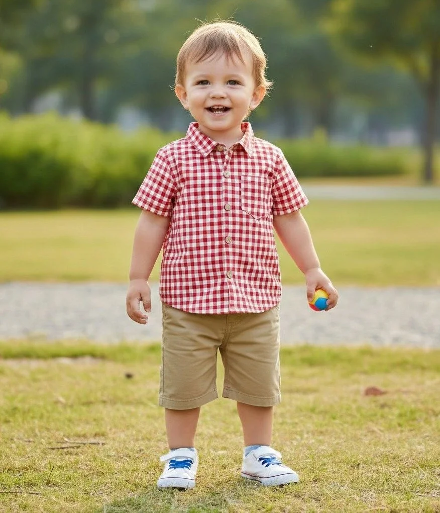 Gingham Picnic Button-down Shirt