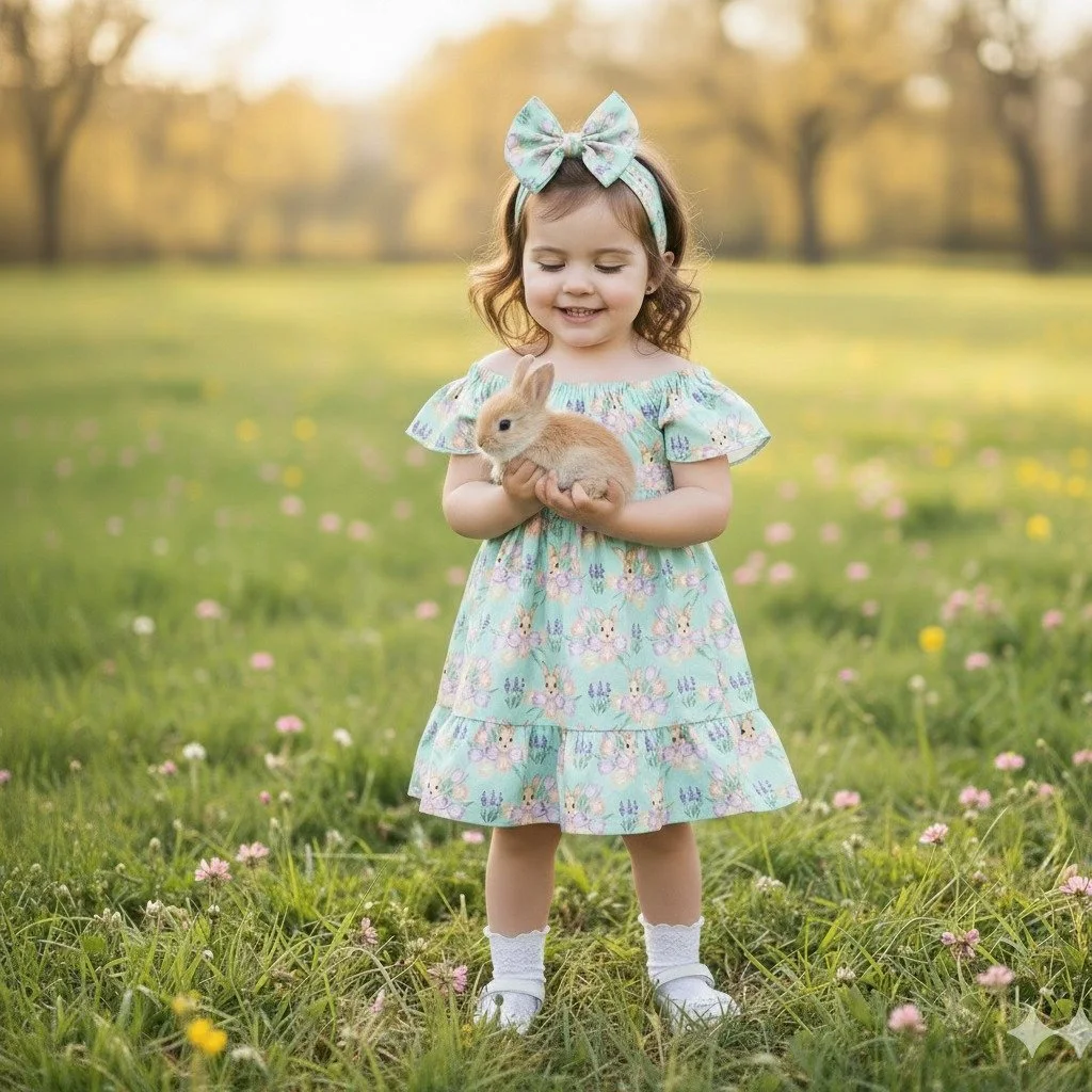Purple Cottontail Cutie Dress