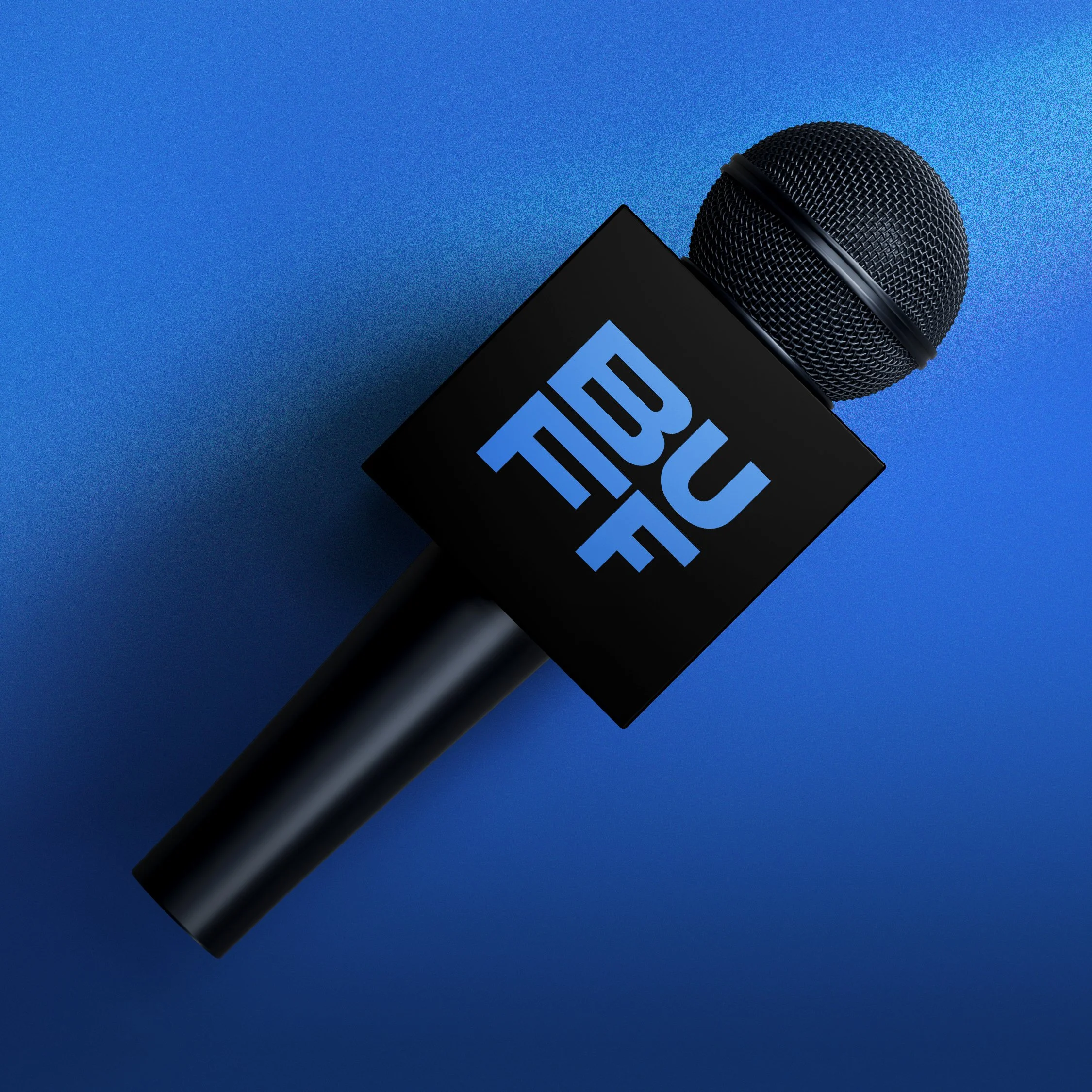 Press Microphone Flag