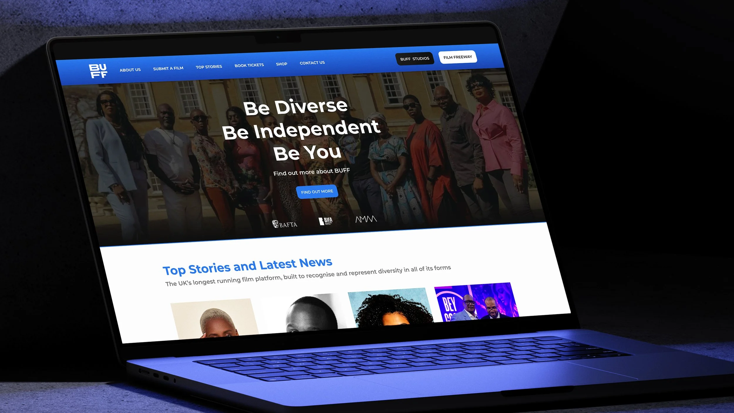 Homepage UI