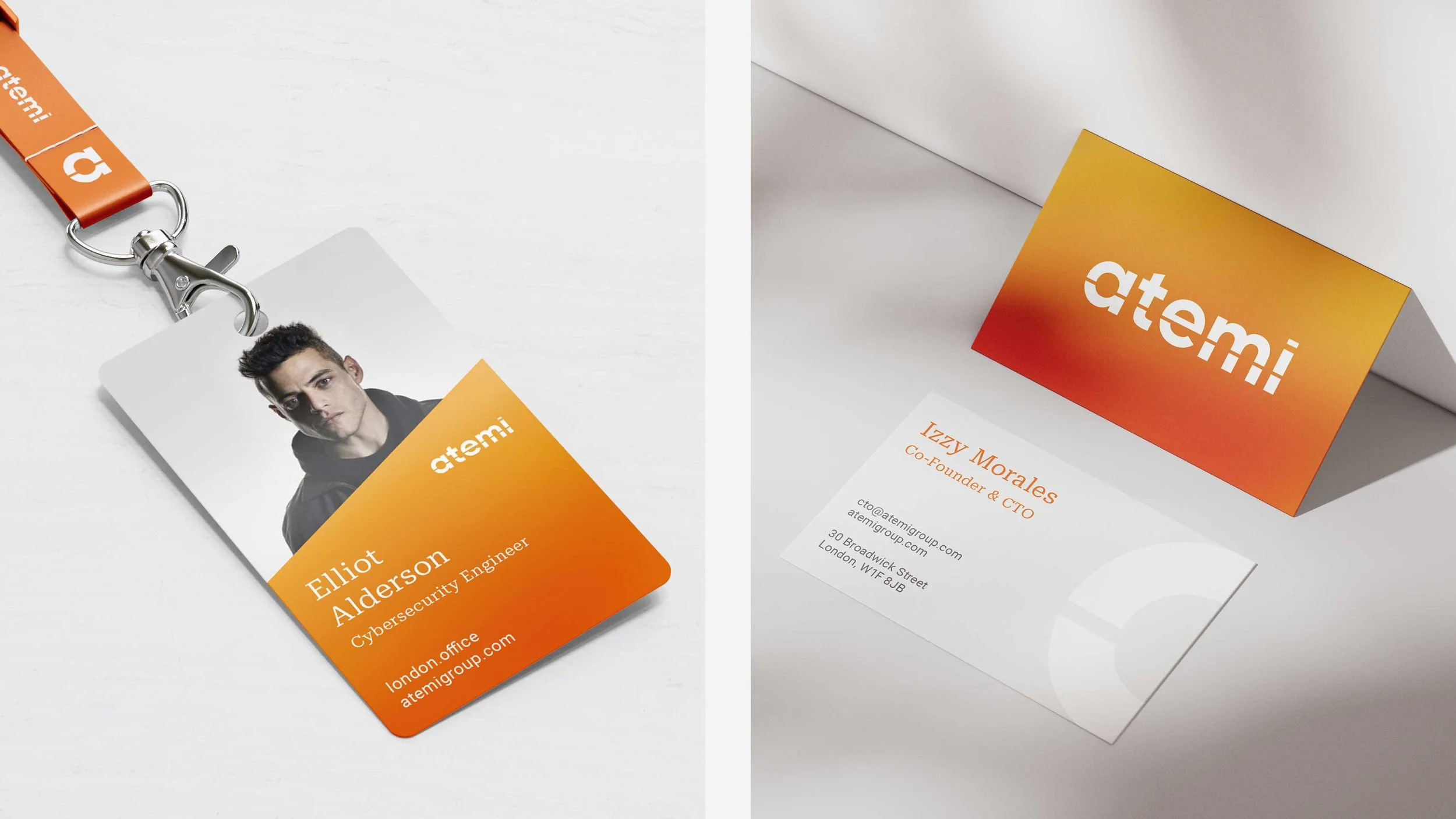 Atemi Lanyard Access Card and Business Card