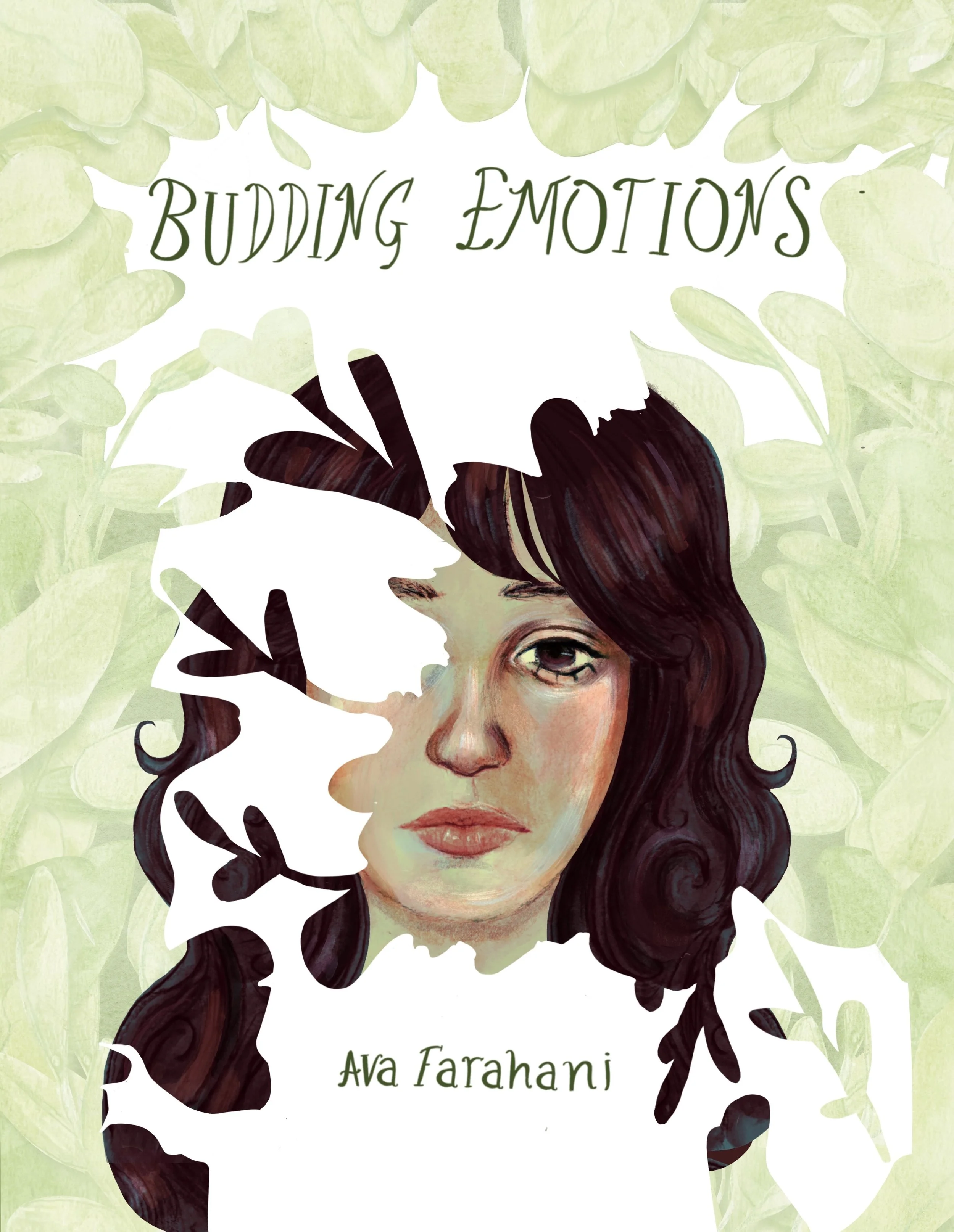 Budding Emotions Book Cover, Mixed Media, 2026