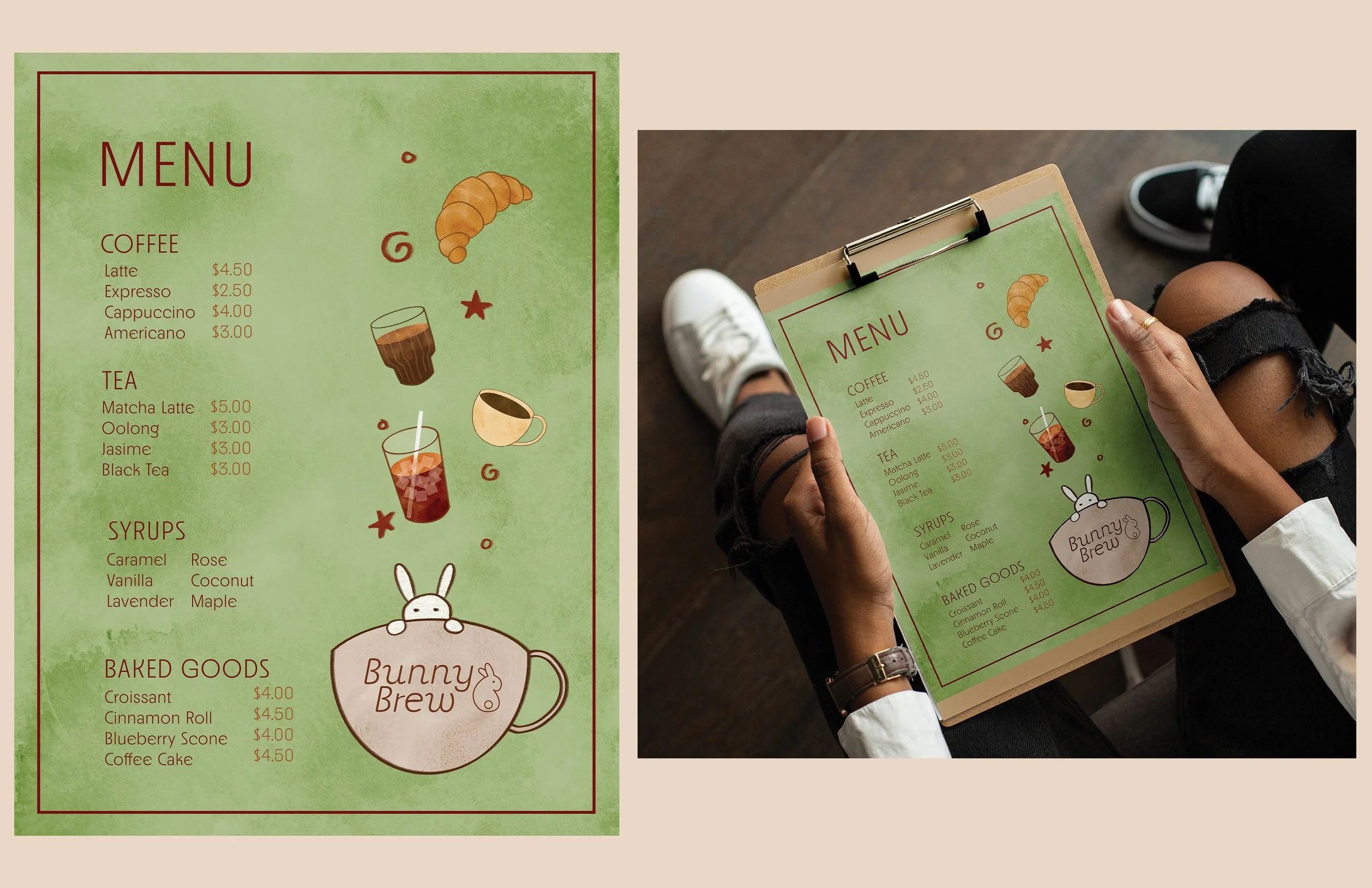 Menu Mock Up