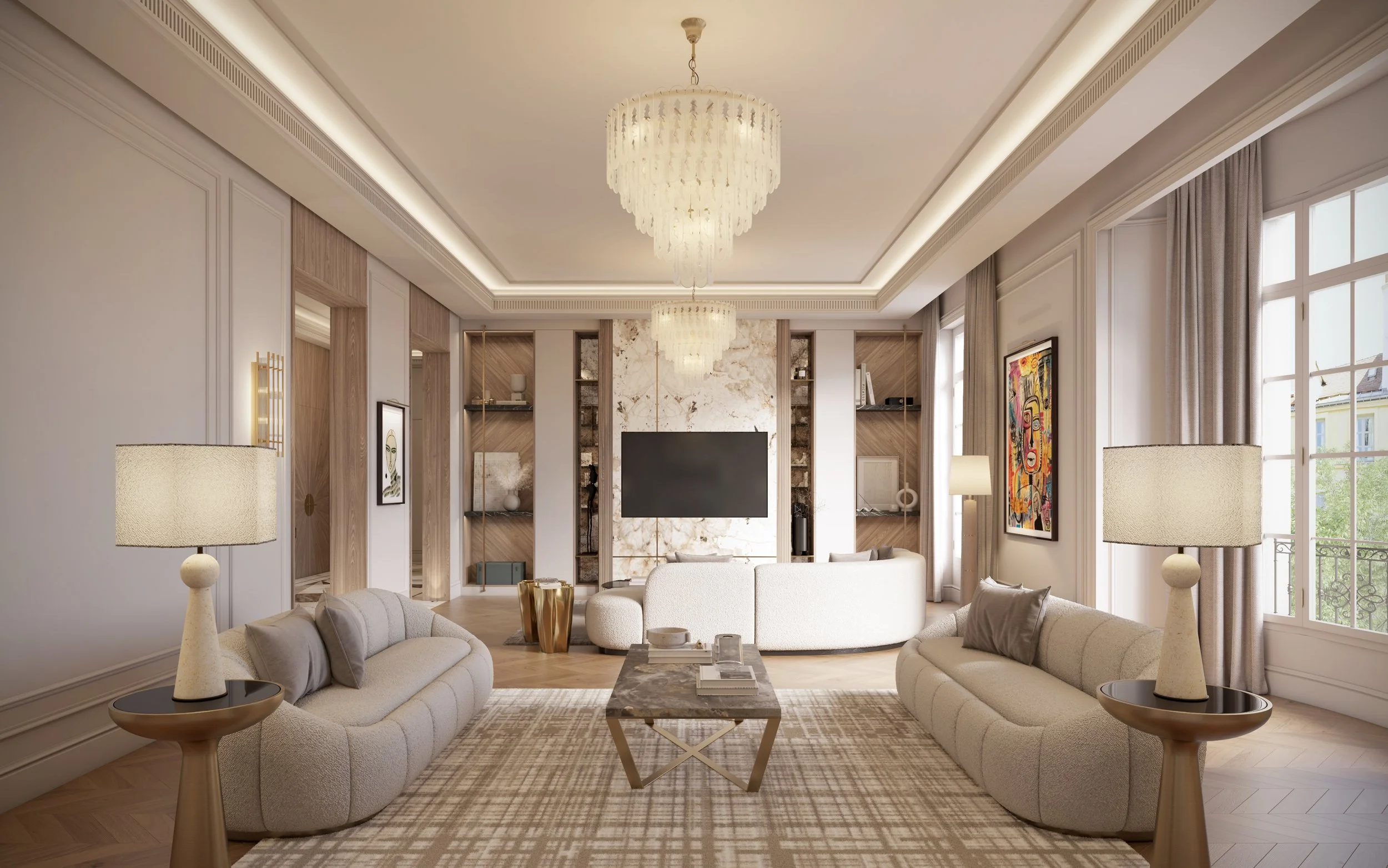 Art deco residence