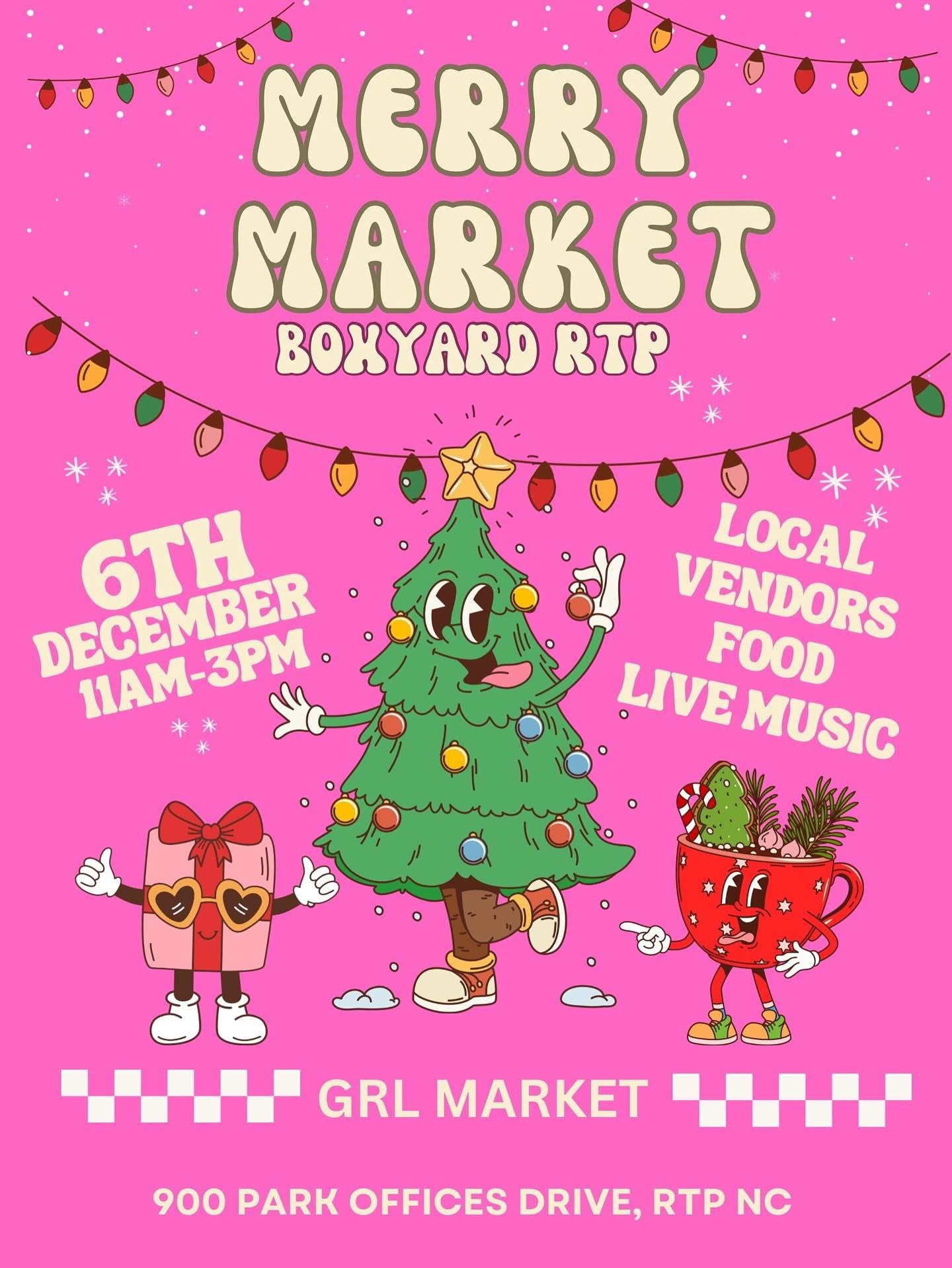 ✨ This Week’s Glow: I’m Heading to the GRL Market at Boxyard RTP